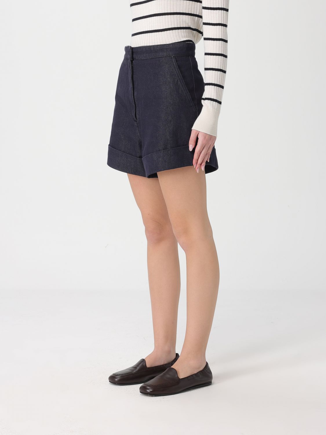 Max Mara Shorts Woman Blue MAX MARA