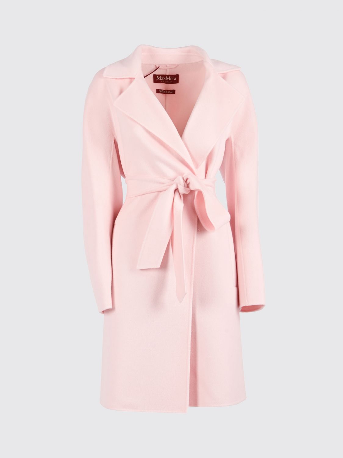 Max Mara Studio Coat Woman Pink MAX MARA STUDIO