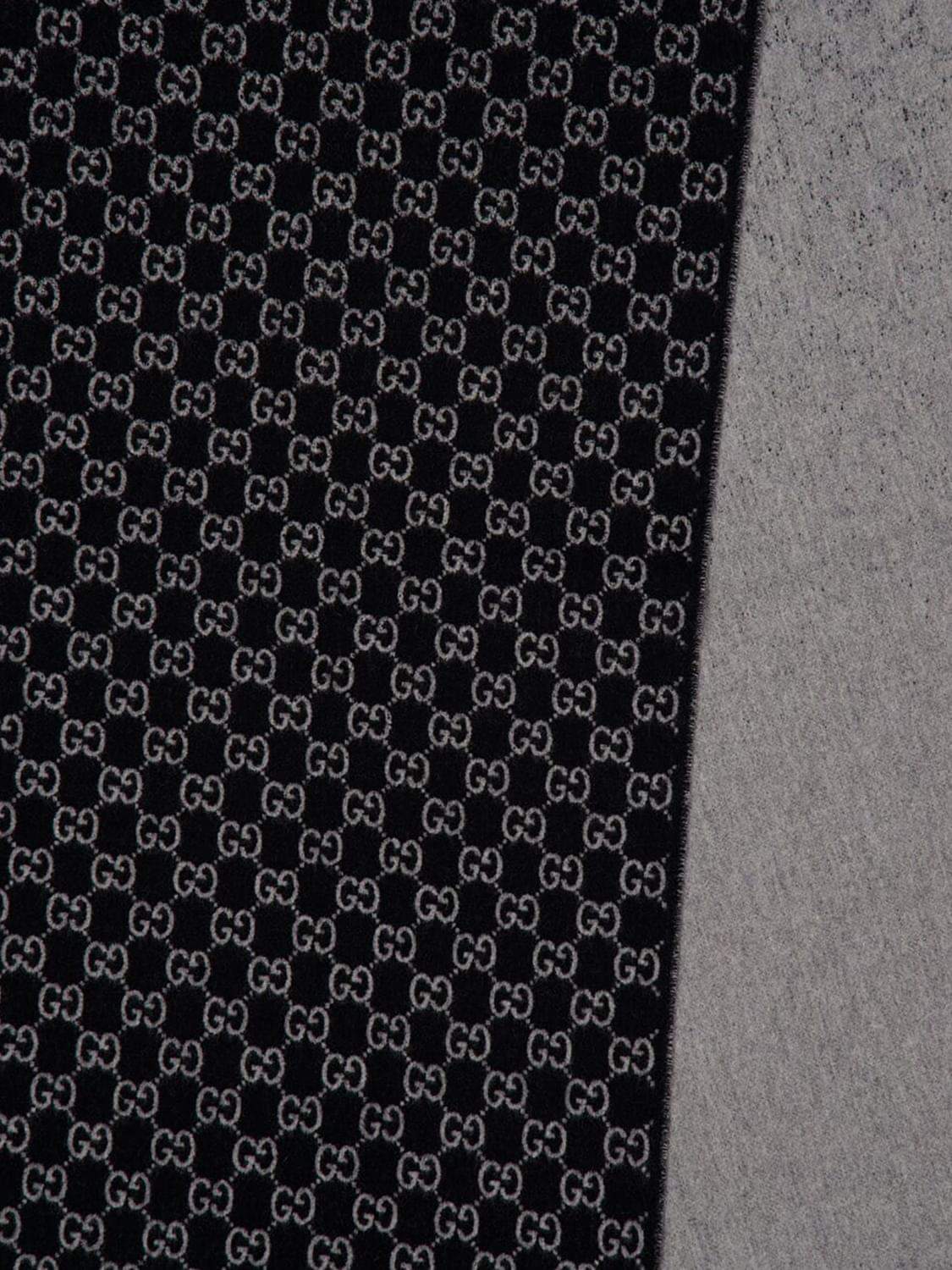 Gucci Scarf Men Black GUCCI