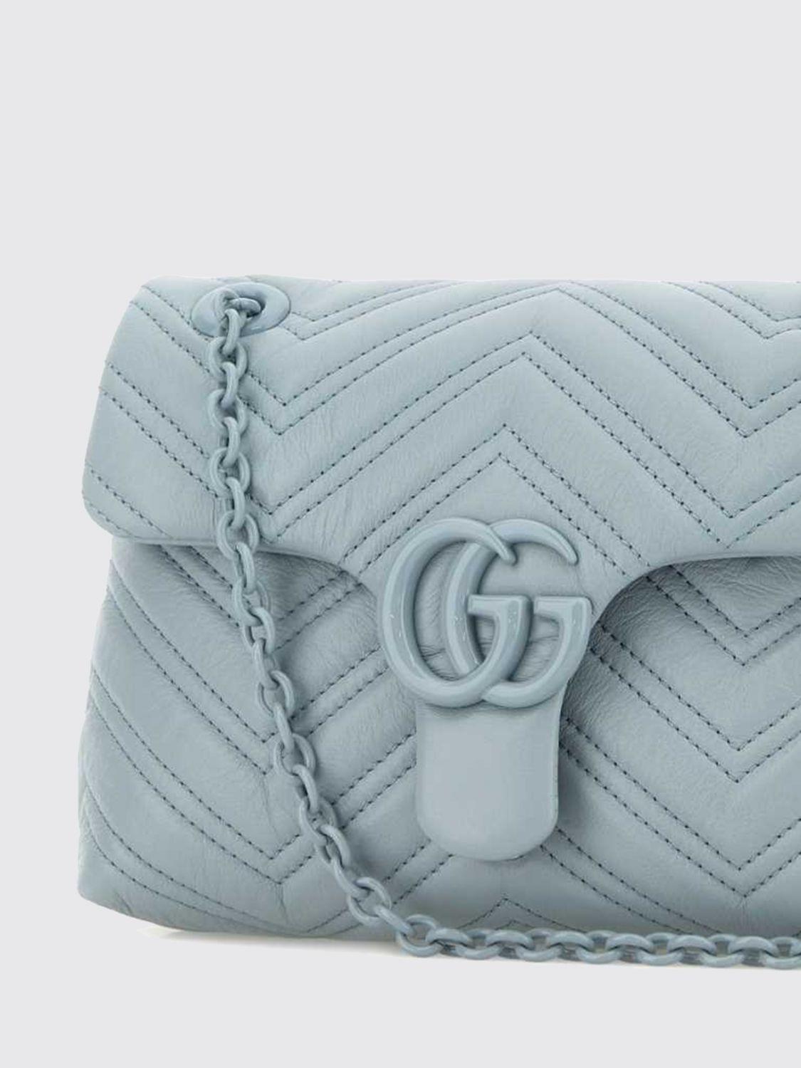 Gucci Mini Bag Woman Gnawed Blue GUCCI