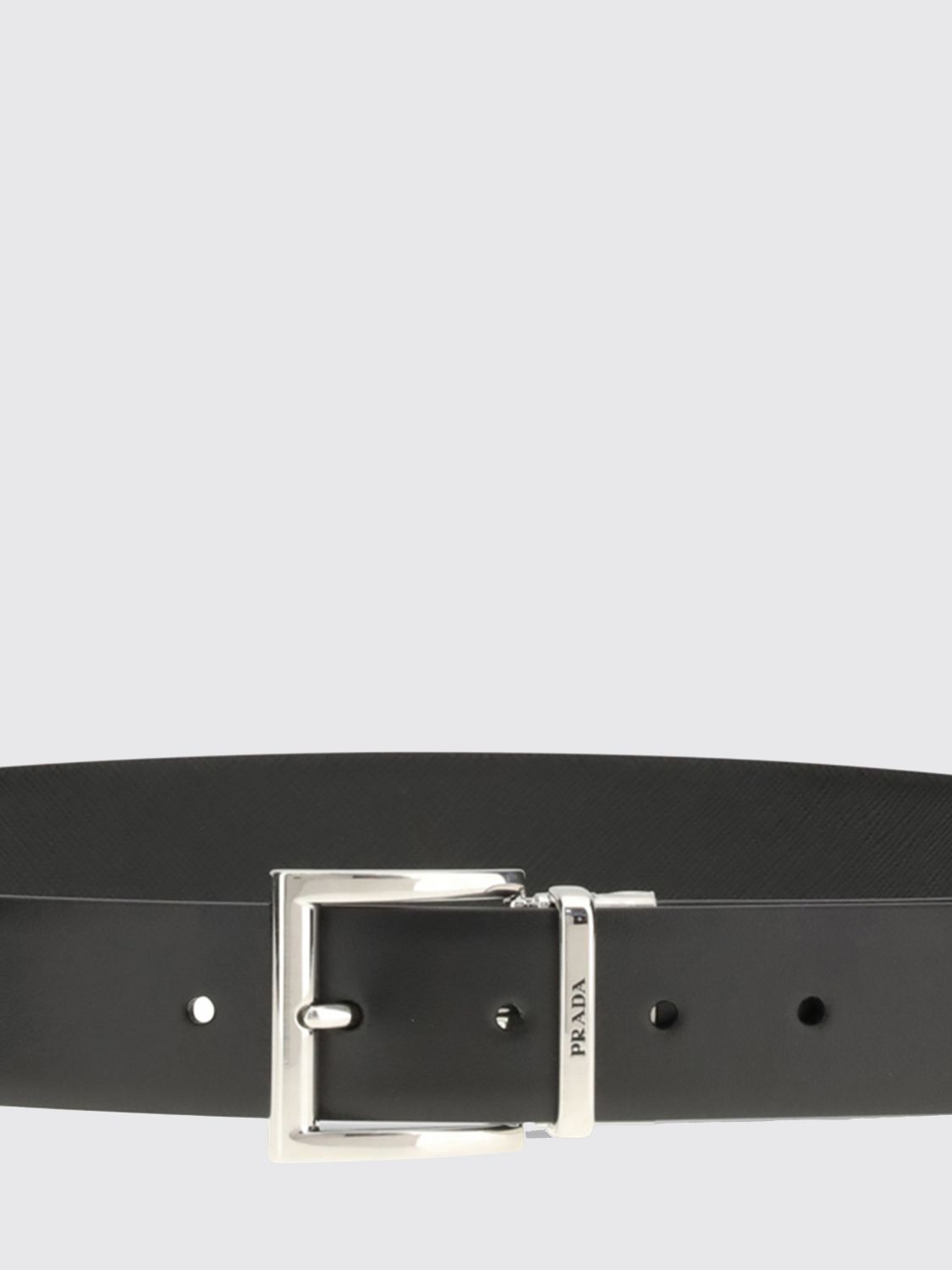Prada Belt Men Black PRADA
