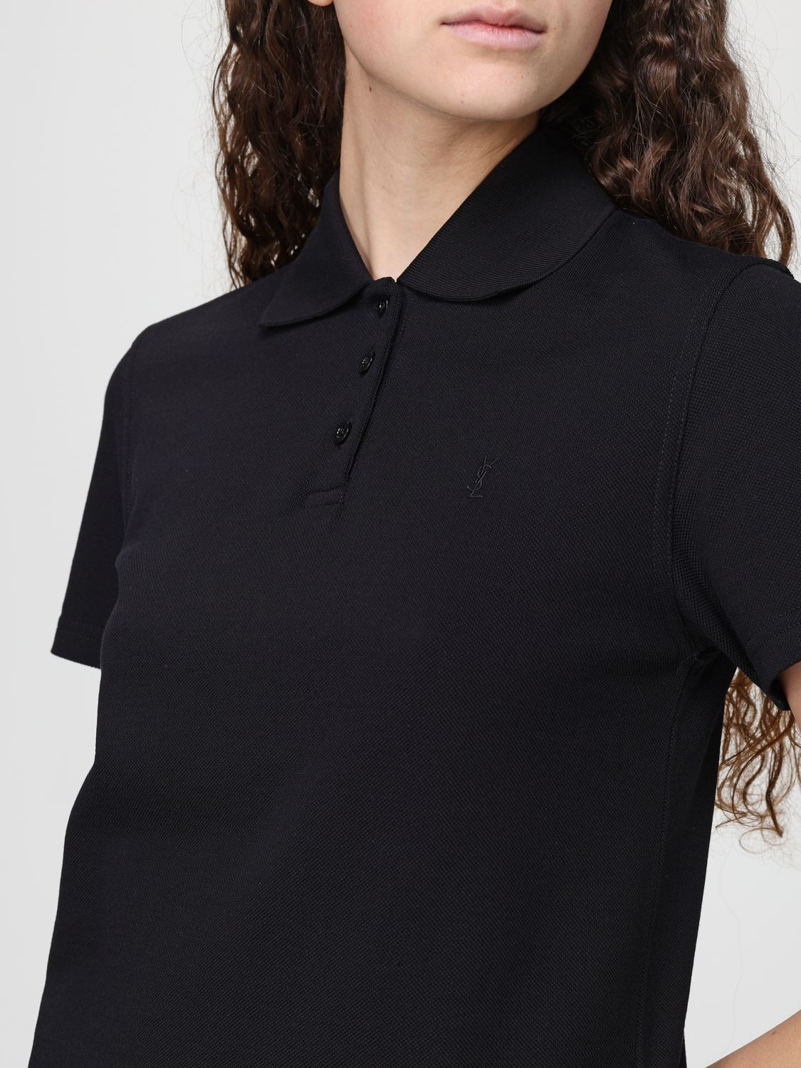 Saint Laurent Dress Woman Black SAINT LAURENT
