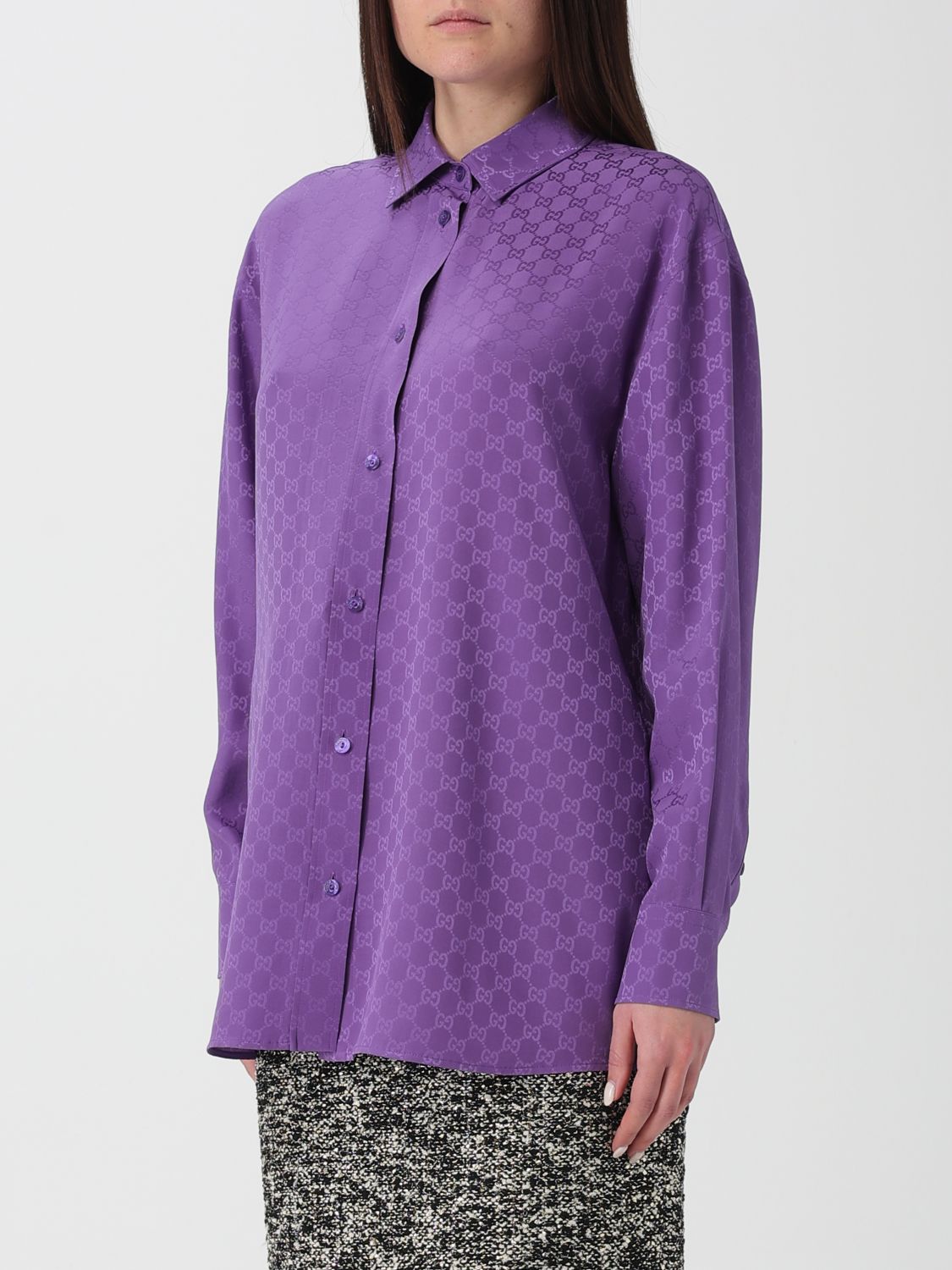 Gucci Shirt Woman Violet GUCCI