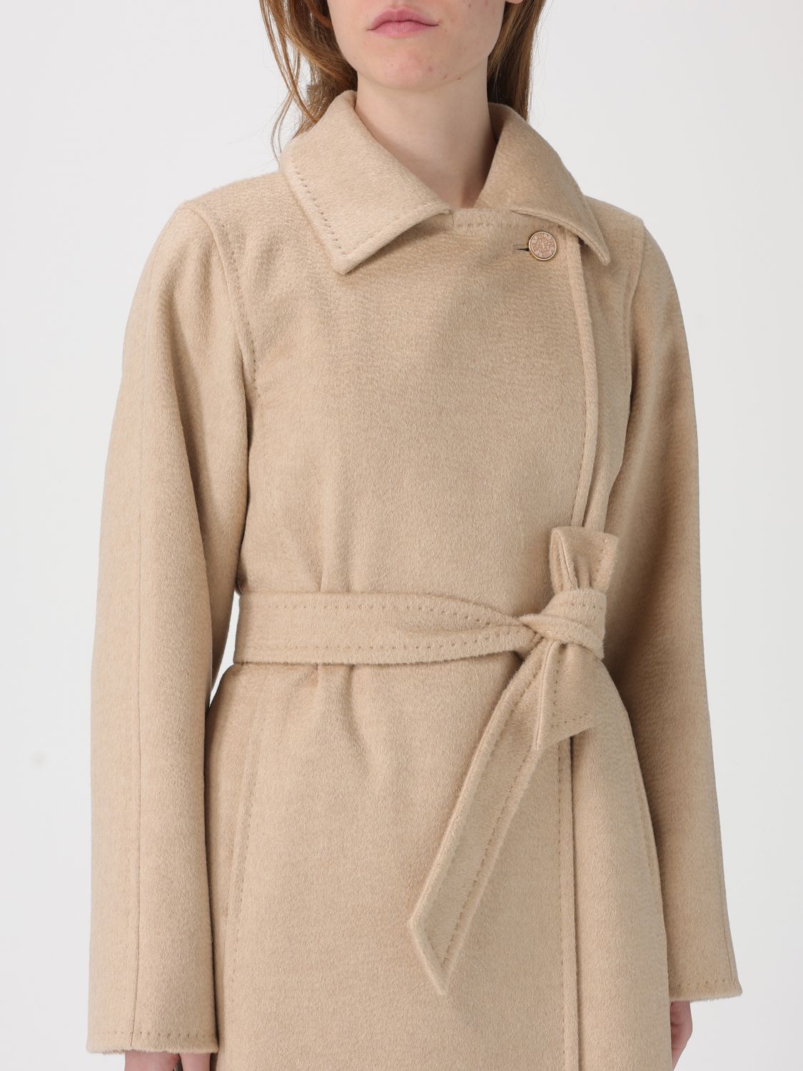 Max Mara Coat Woman Beige MAX MARA