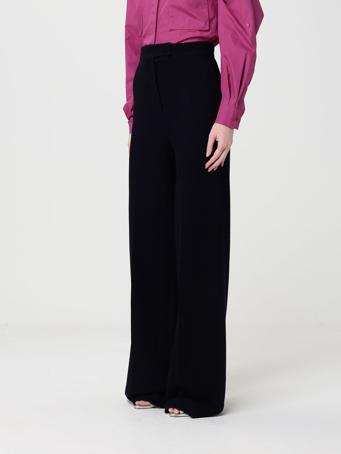 Max Mara Pants Woman Blue MAX MARA