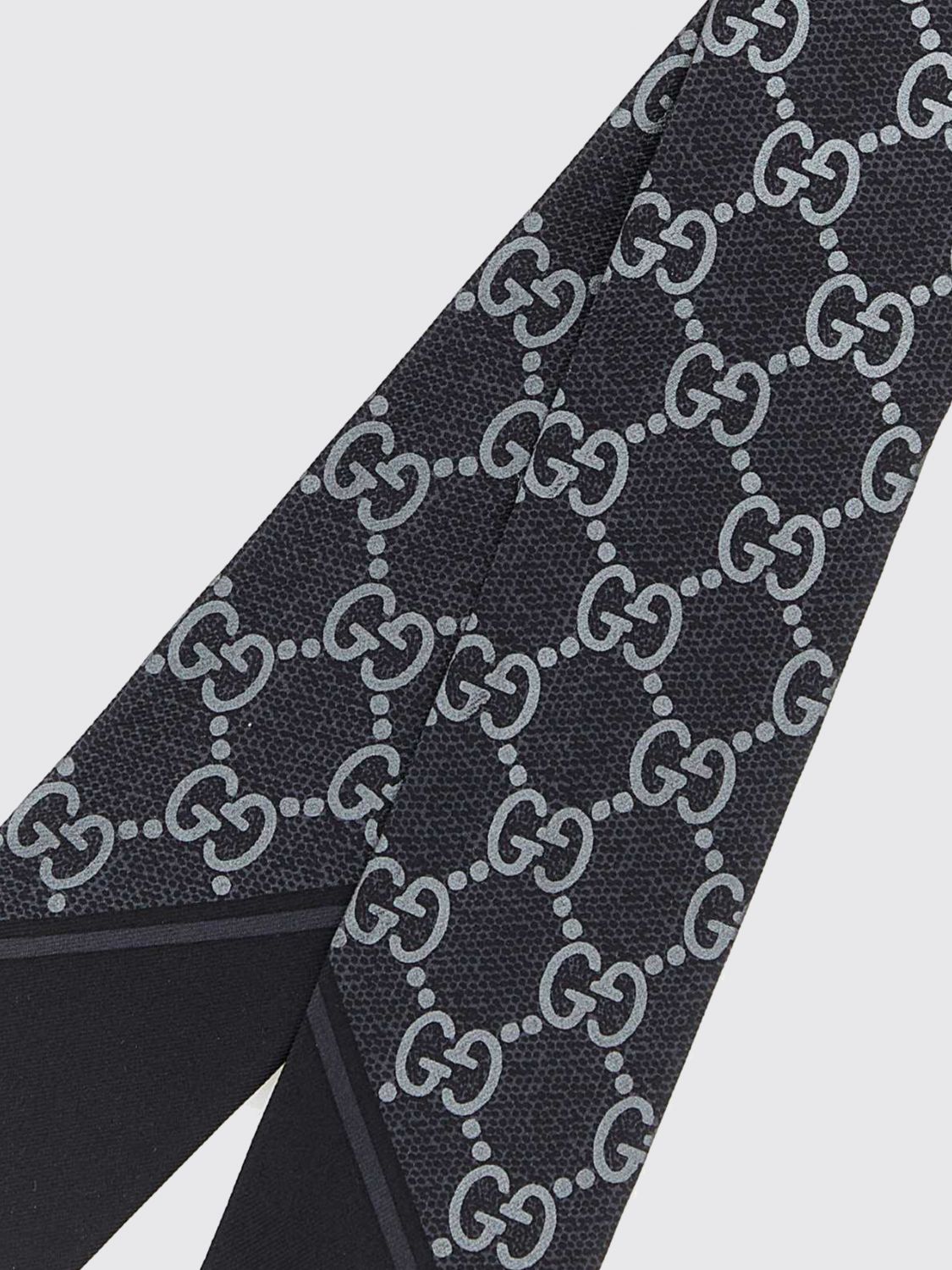 Gucci Neck Scarf Woman Black GUCCI