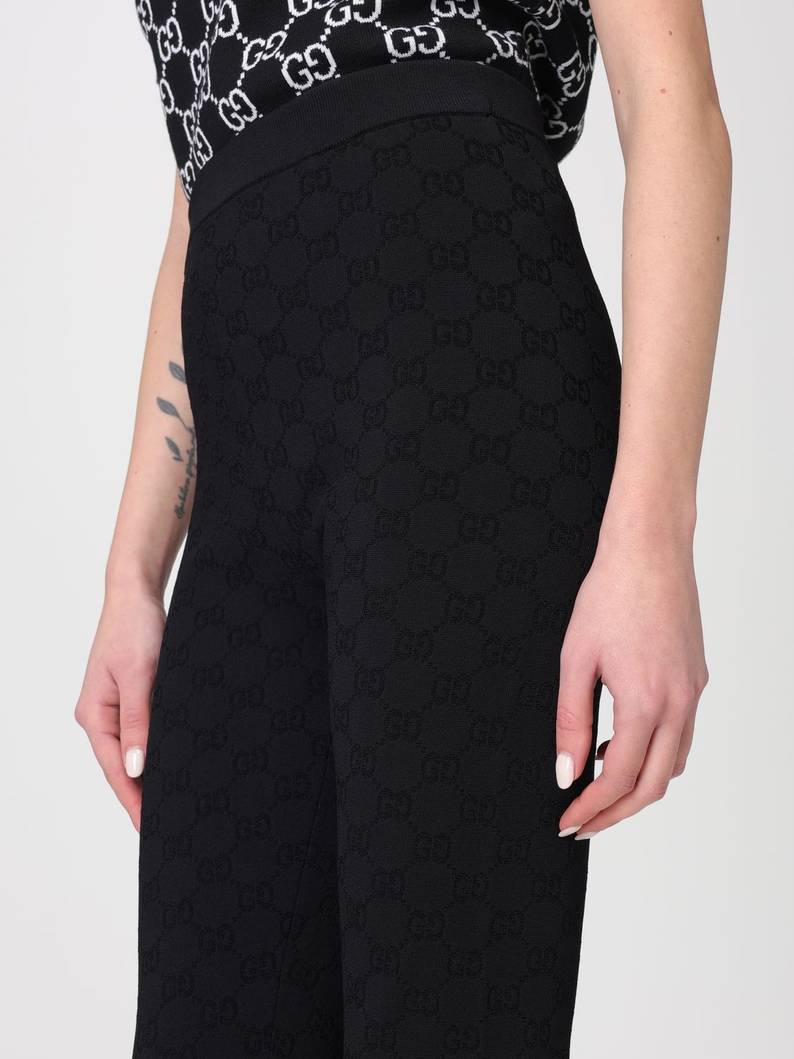 Gucci Pants Woman Black GUCCI