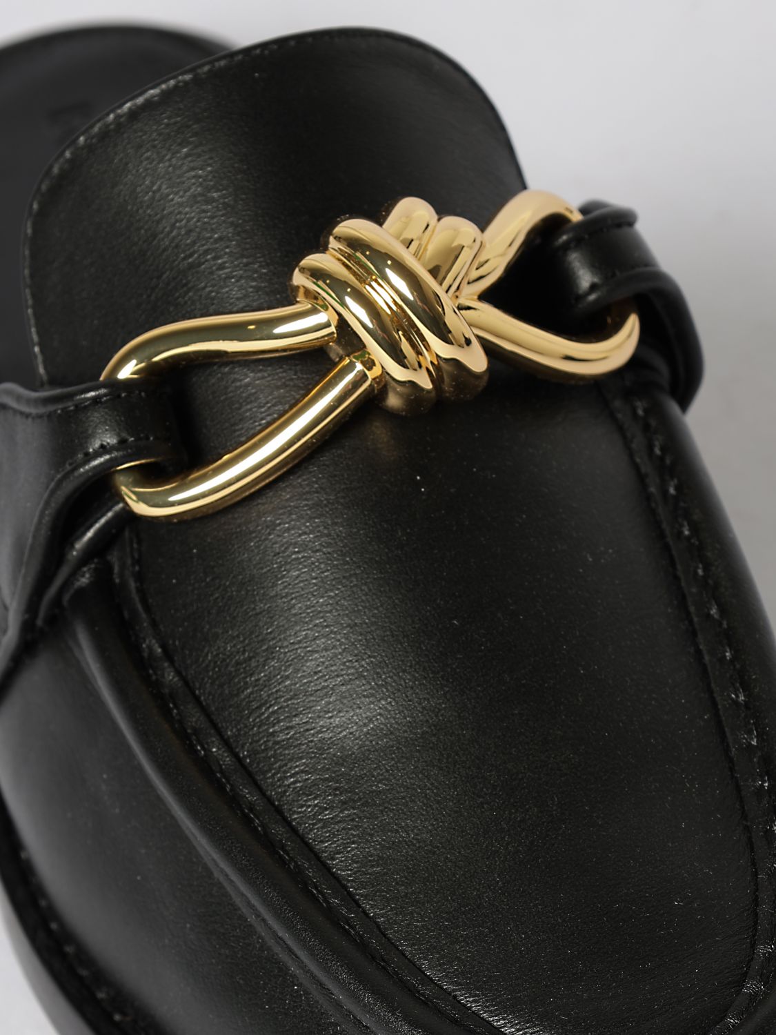 Bottega Veneta Women Astaire Leather Mules Bottega Veneta BOTTEGA VENETA