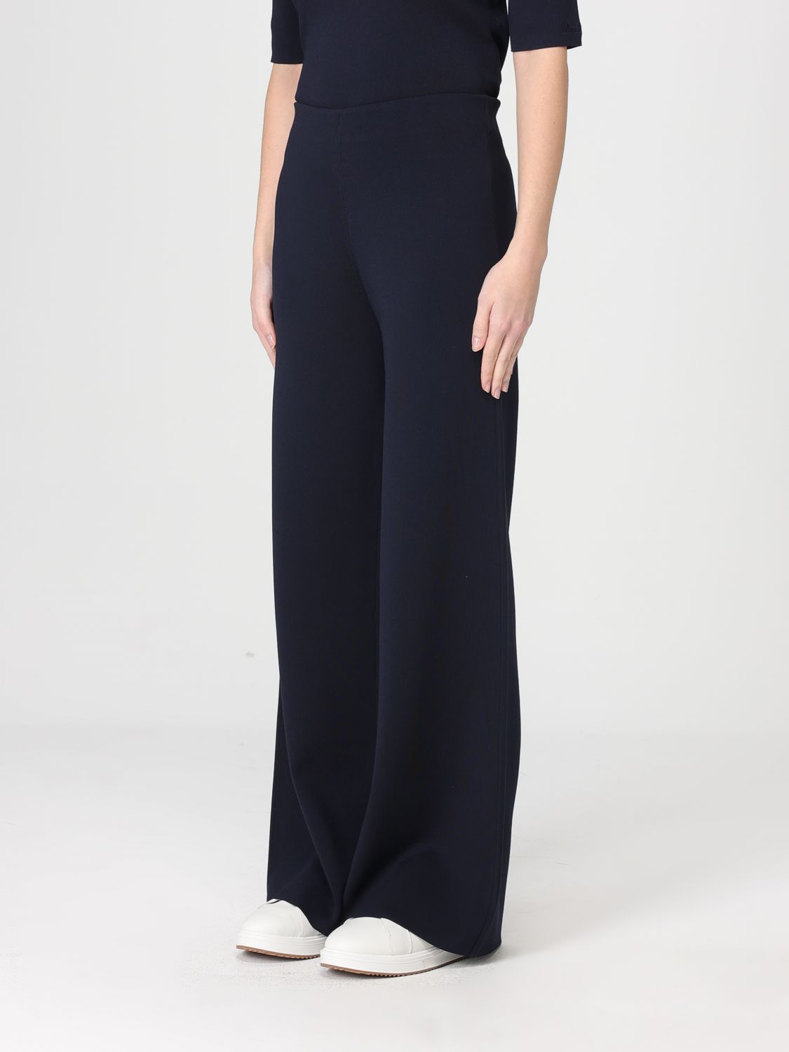 Max Mara Pants Woman Blue MAX MARA