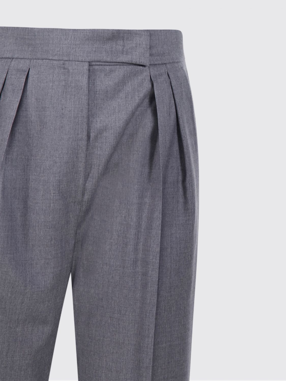 Max Mara Pants Woman Grey MAX MARA
