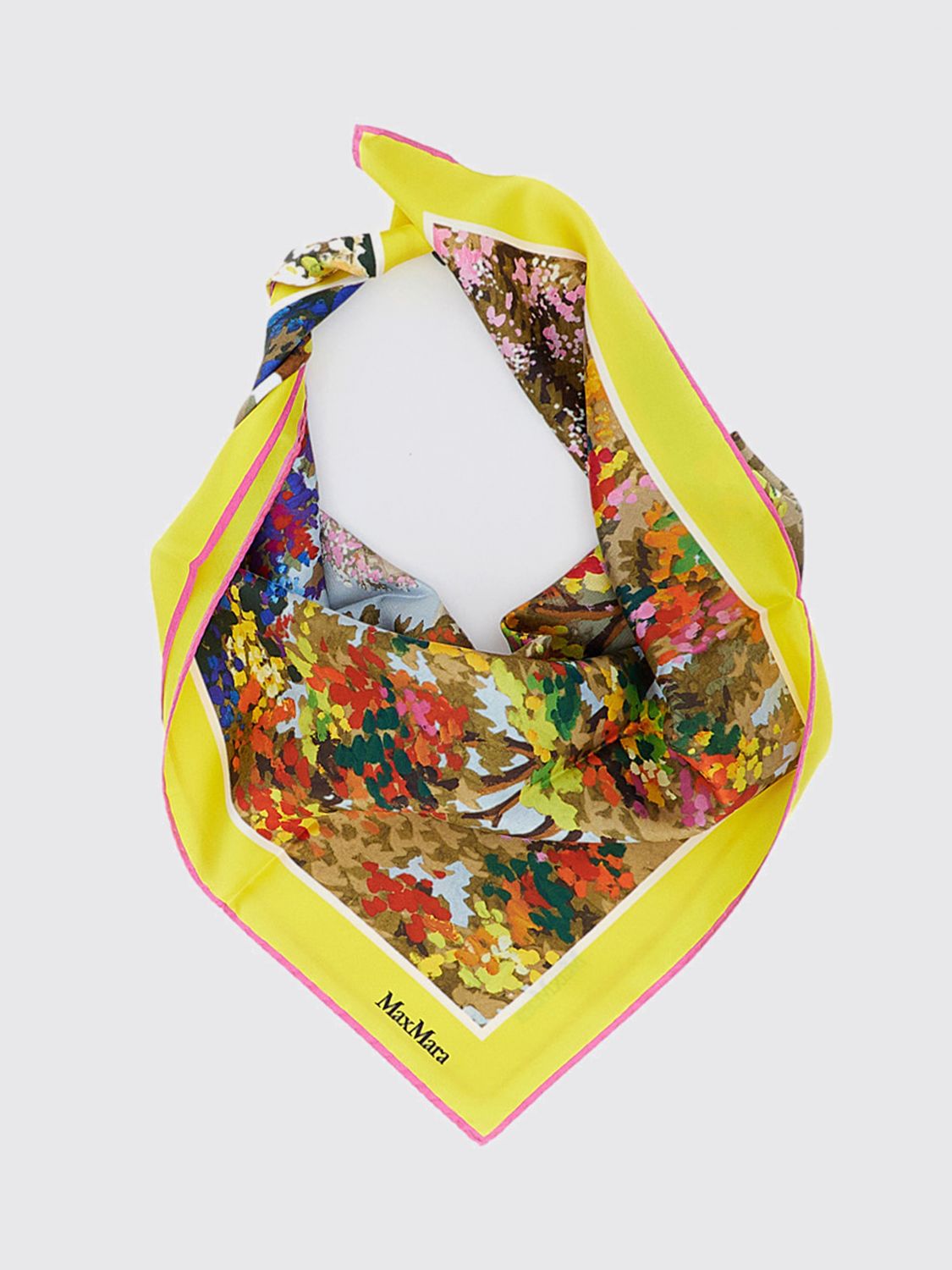 Max Mara Women Printed Silk Pappa Scarf Max Mara MAX MARA