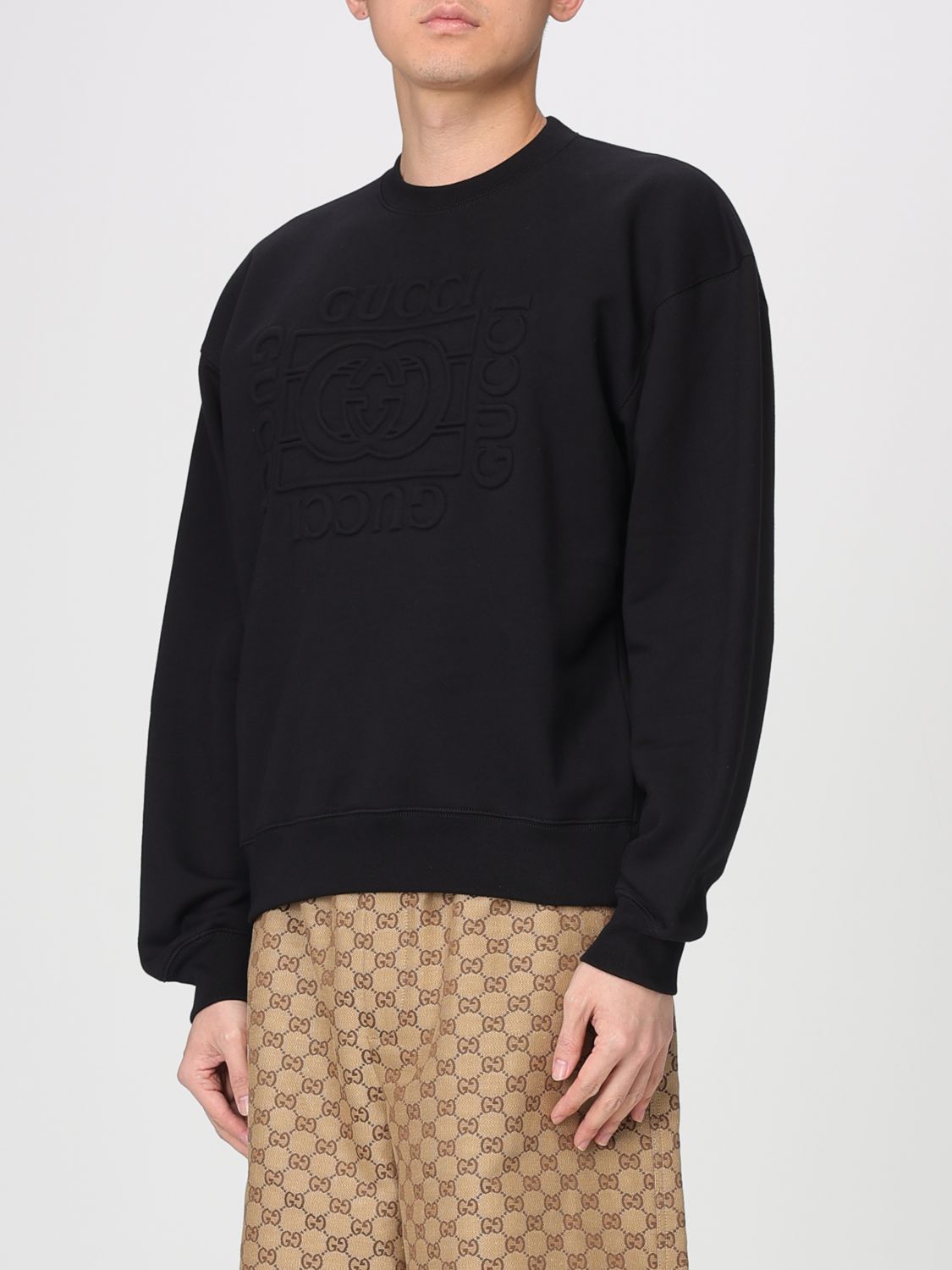 Gucci Sweatshirt Men Black GUCCI