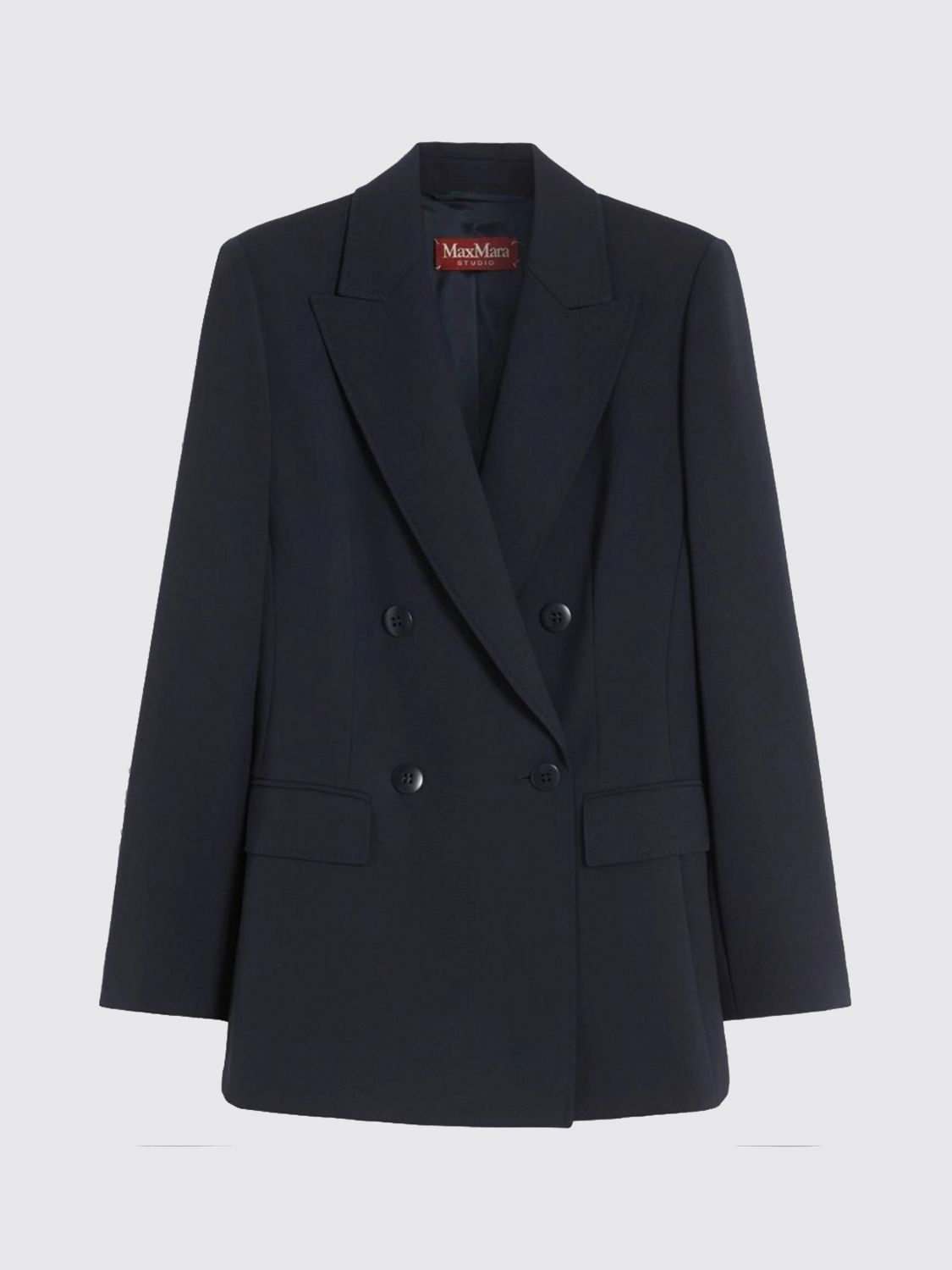 Max Mara Studio Jacket Woman Blue MAX MARA STUDIO
