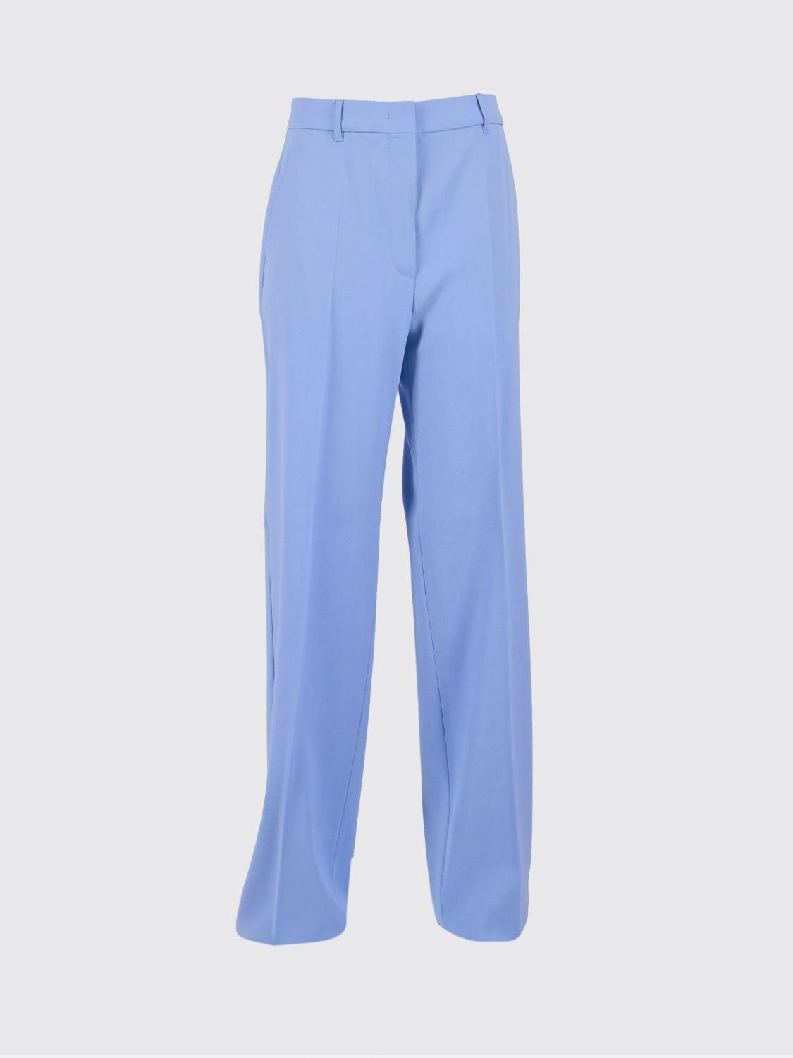 Max Mara Studio Pants Woman Sky Blue MAX MARA STUDIO