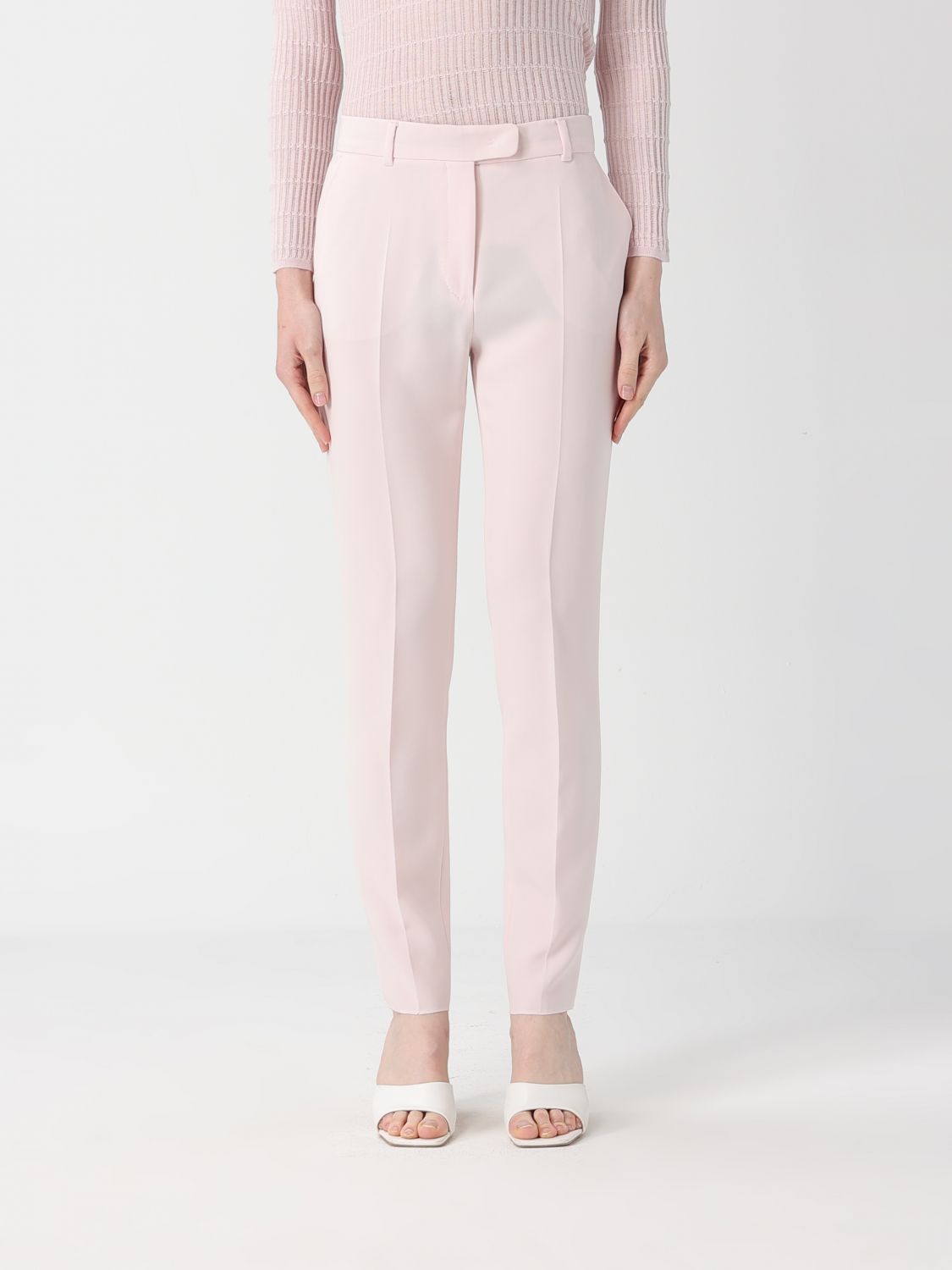 Max Mara Studio Pants Woman Pink MAX MARA STUDIO