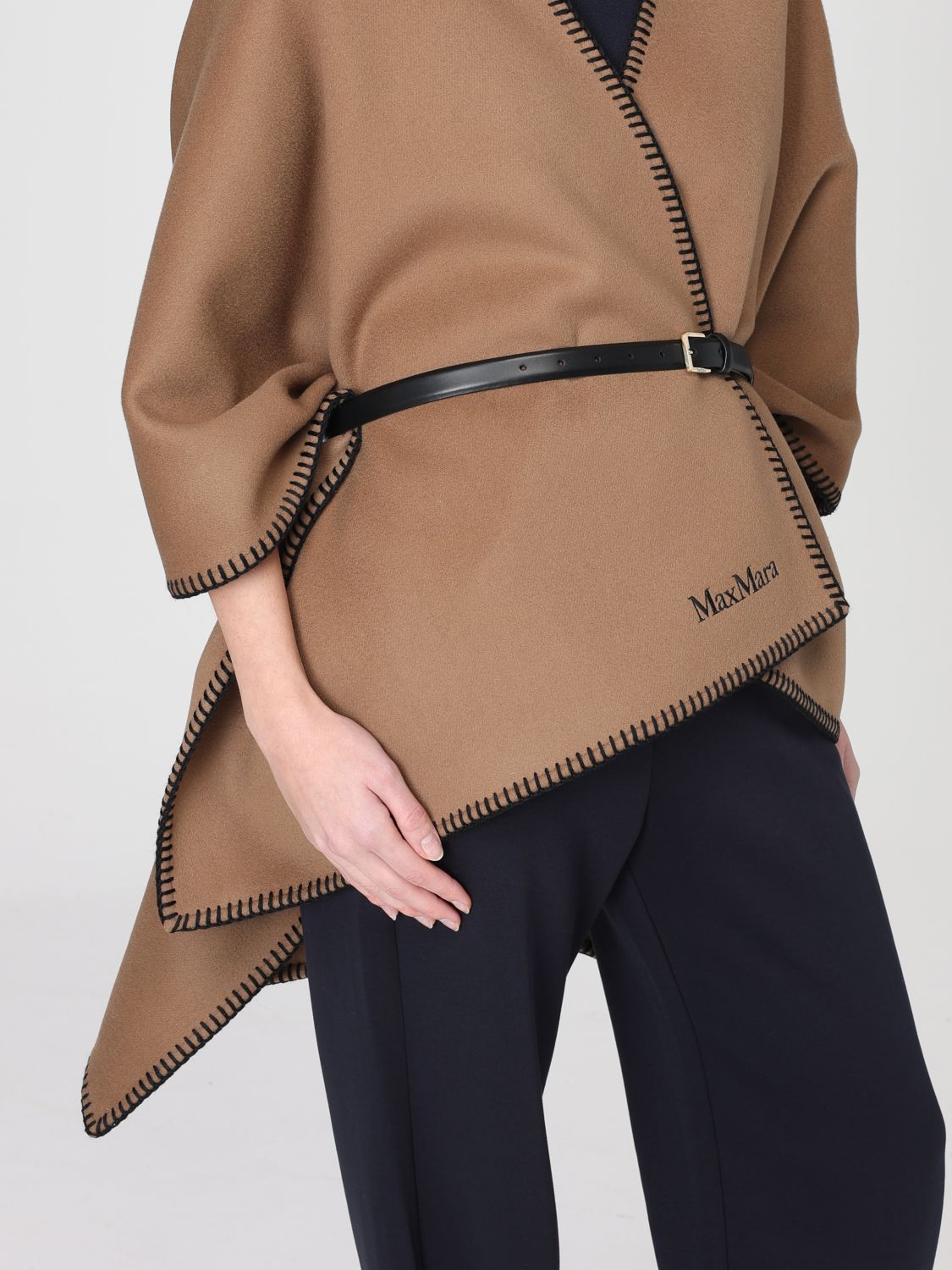 Max Mara Coat Woman Camel MAX MARA