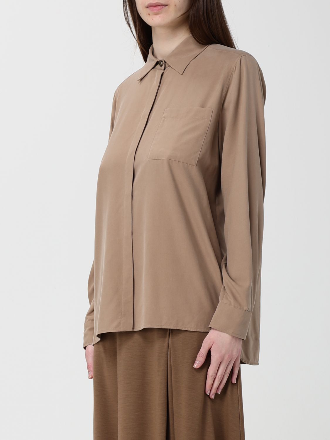 Max Mara Shirt Woman Tobacco MAX MARA