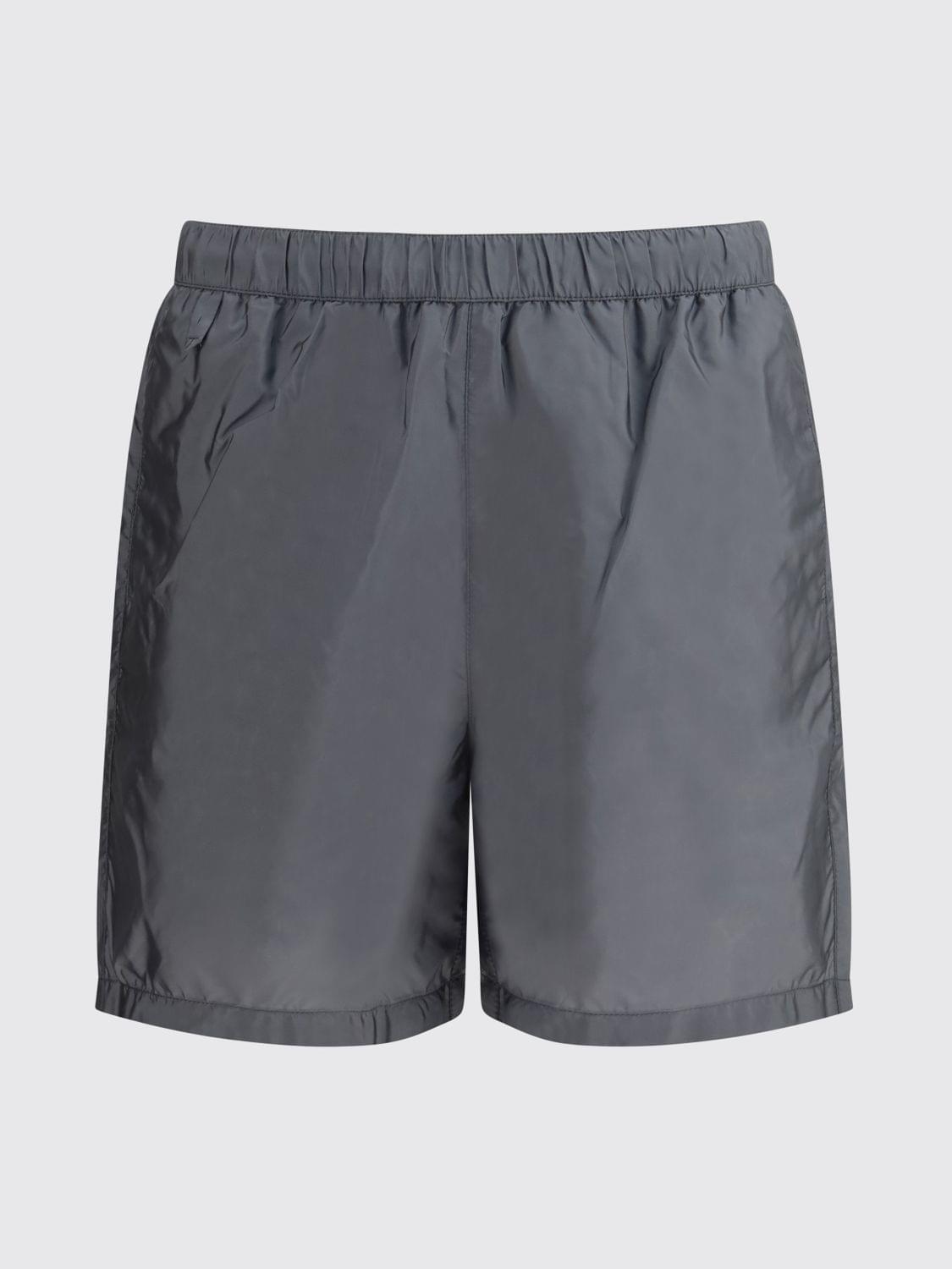 Prada Swimsuit Men Grey PRADA