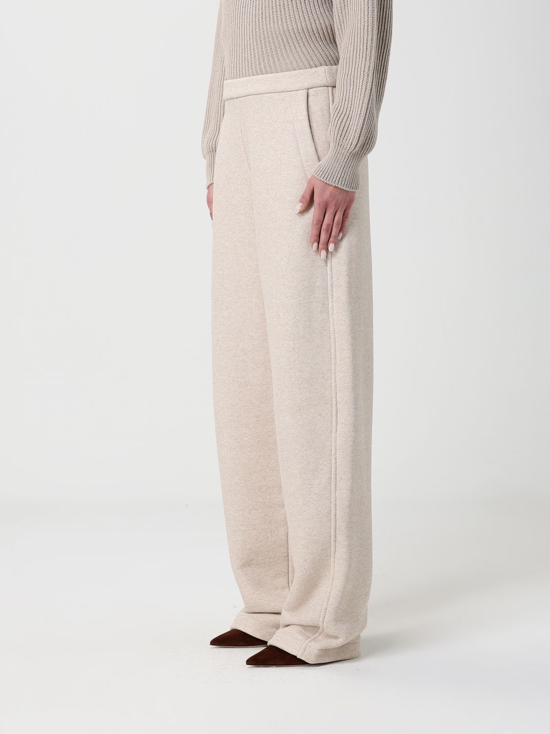 Max Mara Pants Woman Beige MAX MARA