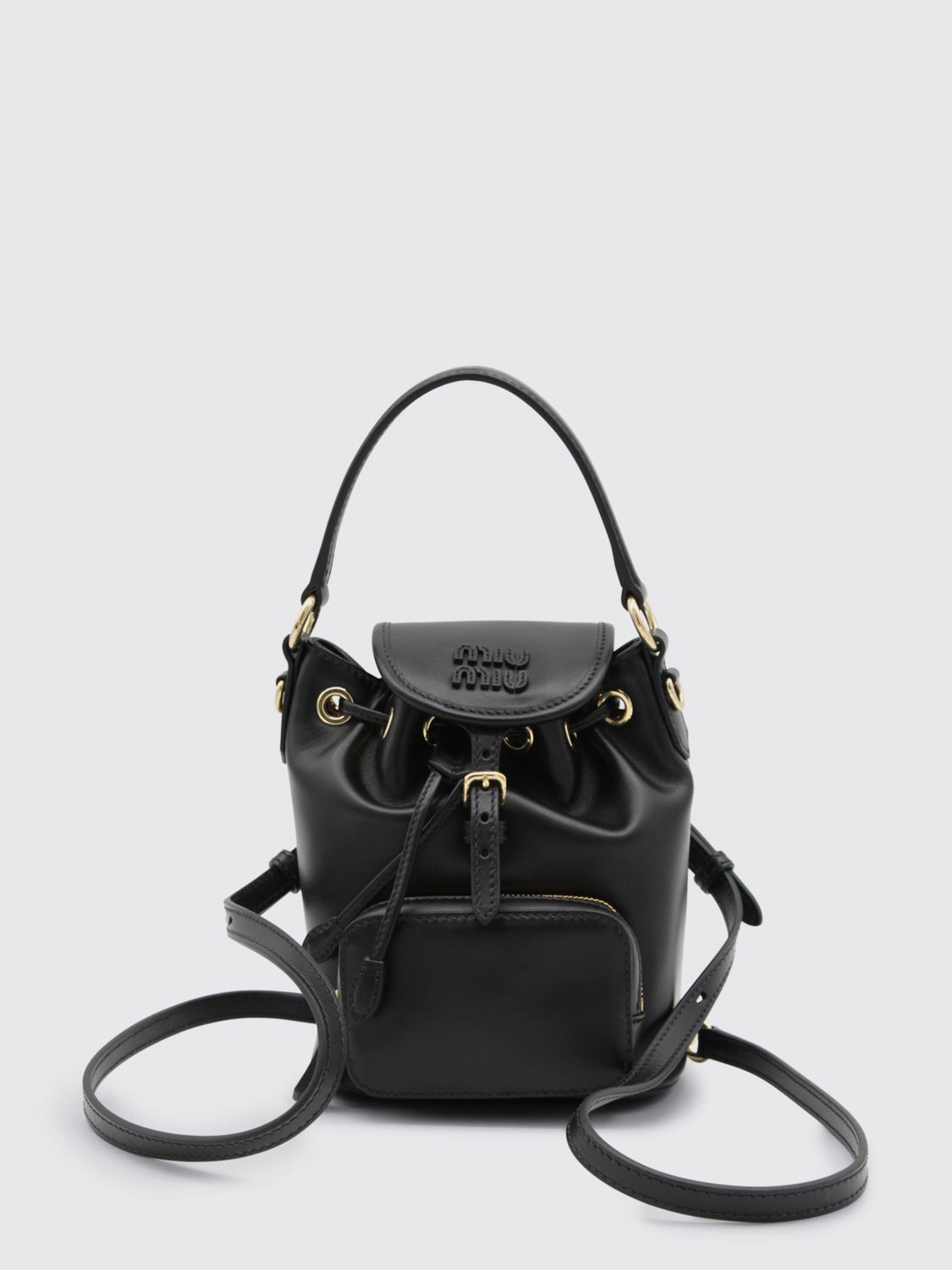 Miu Miu Backpack Woman Black MIU MIU