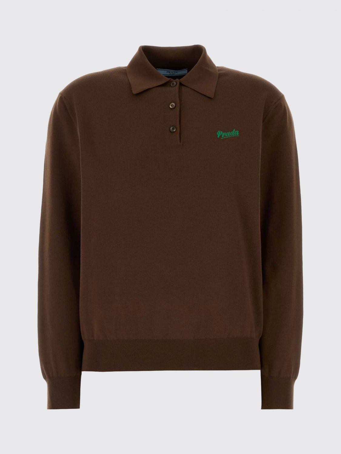 Prada Polo Shirt Woman Brown PRADA