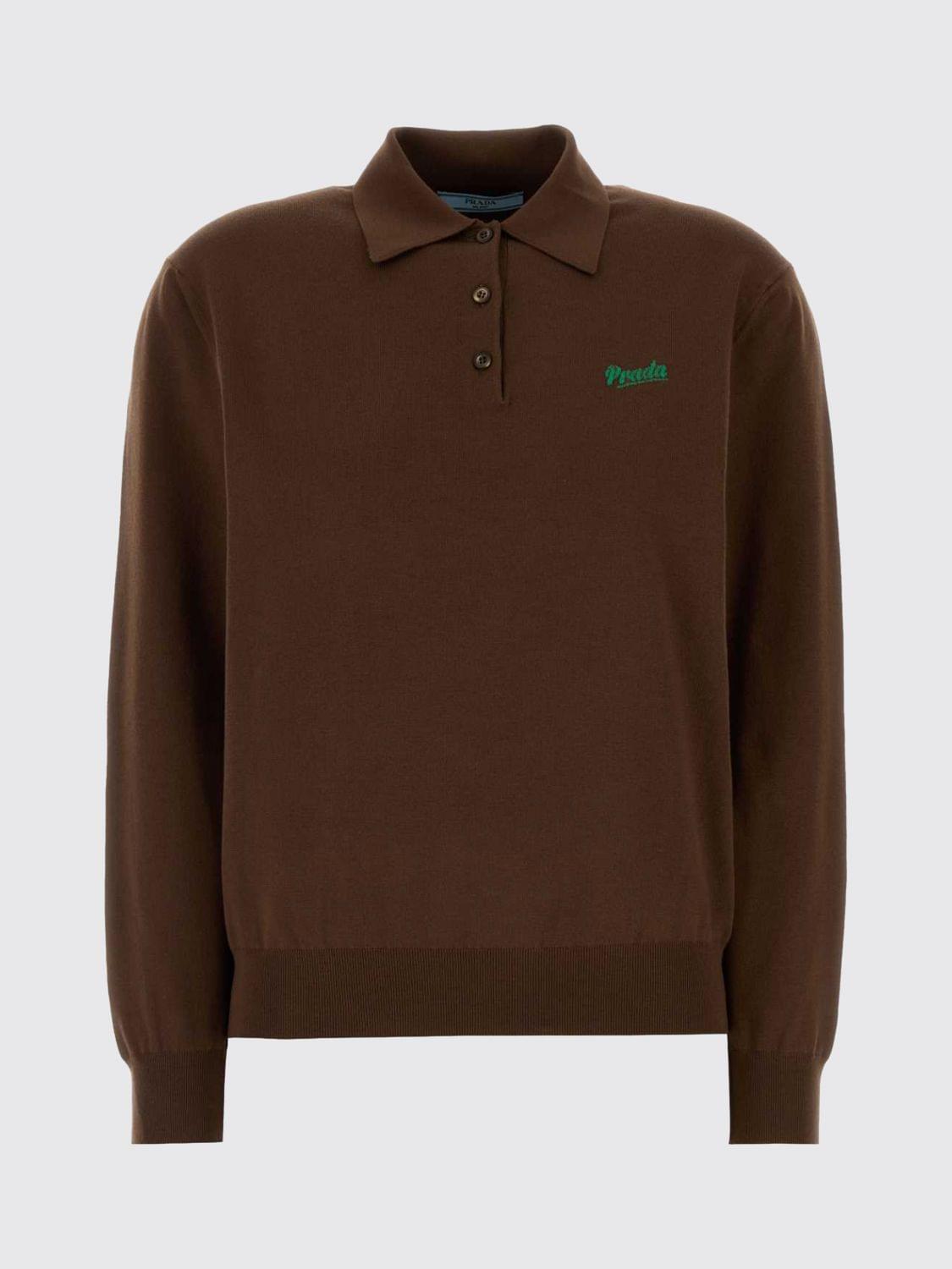 Prada Polo Shirt Woman Brown PRADA