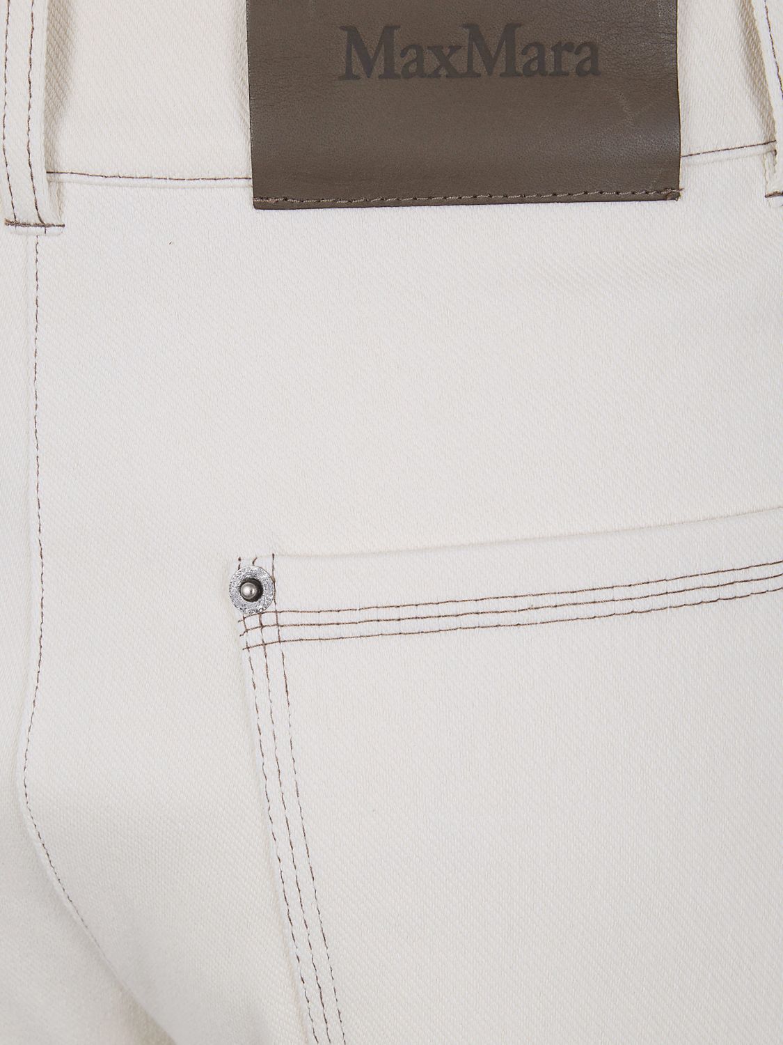 Max Mara Jeans Woman White MAX MARA