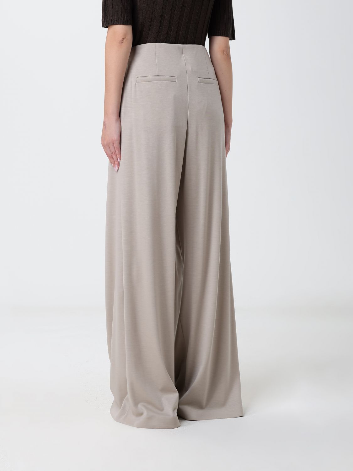 Max Mara Pants Woman Beige MAX MARA