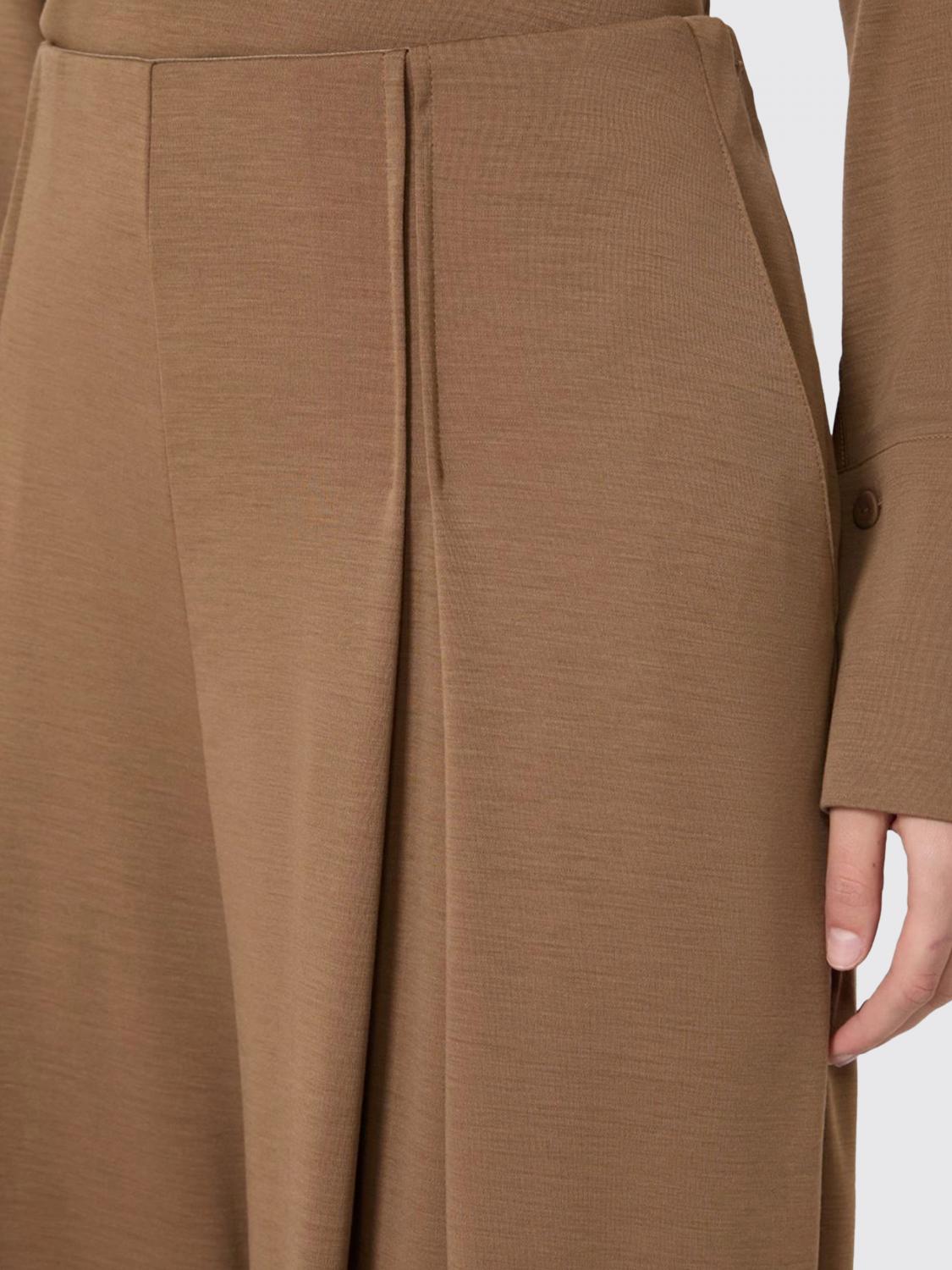 Max Mara Pants Woman Brown MAX MARA