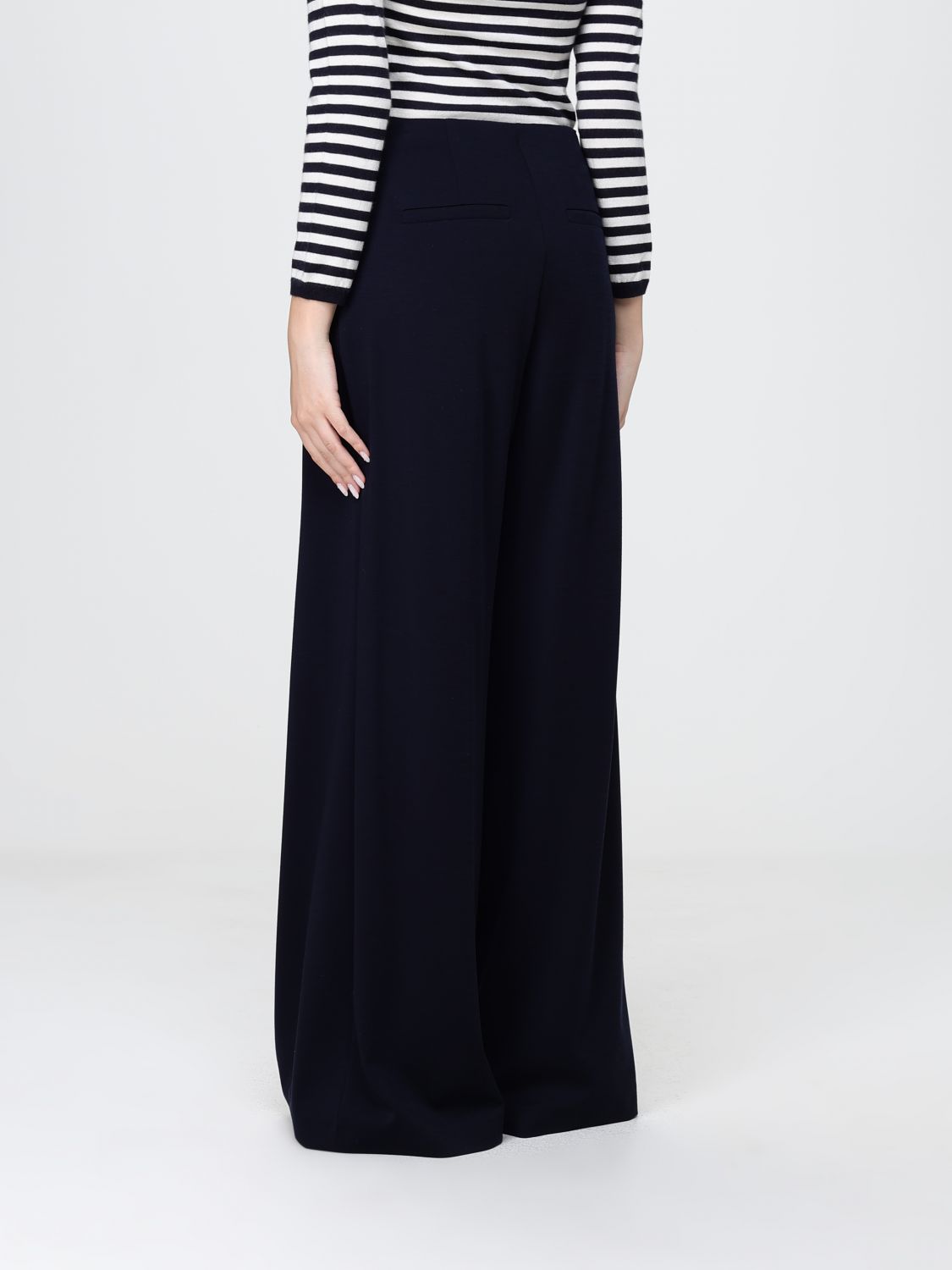 Max Mara Pants Woman Navy MAX MARA