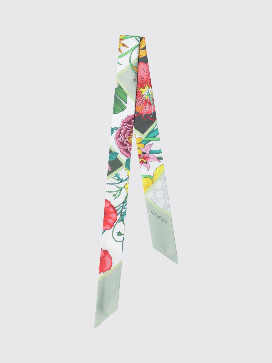 Gucci Neck Scarf Woman Olive GUCCI