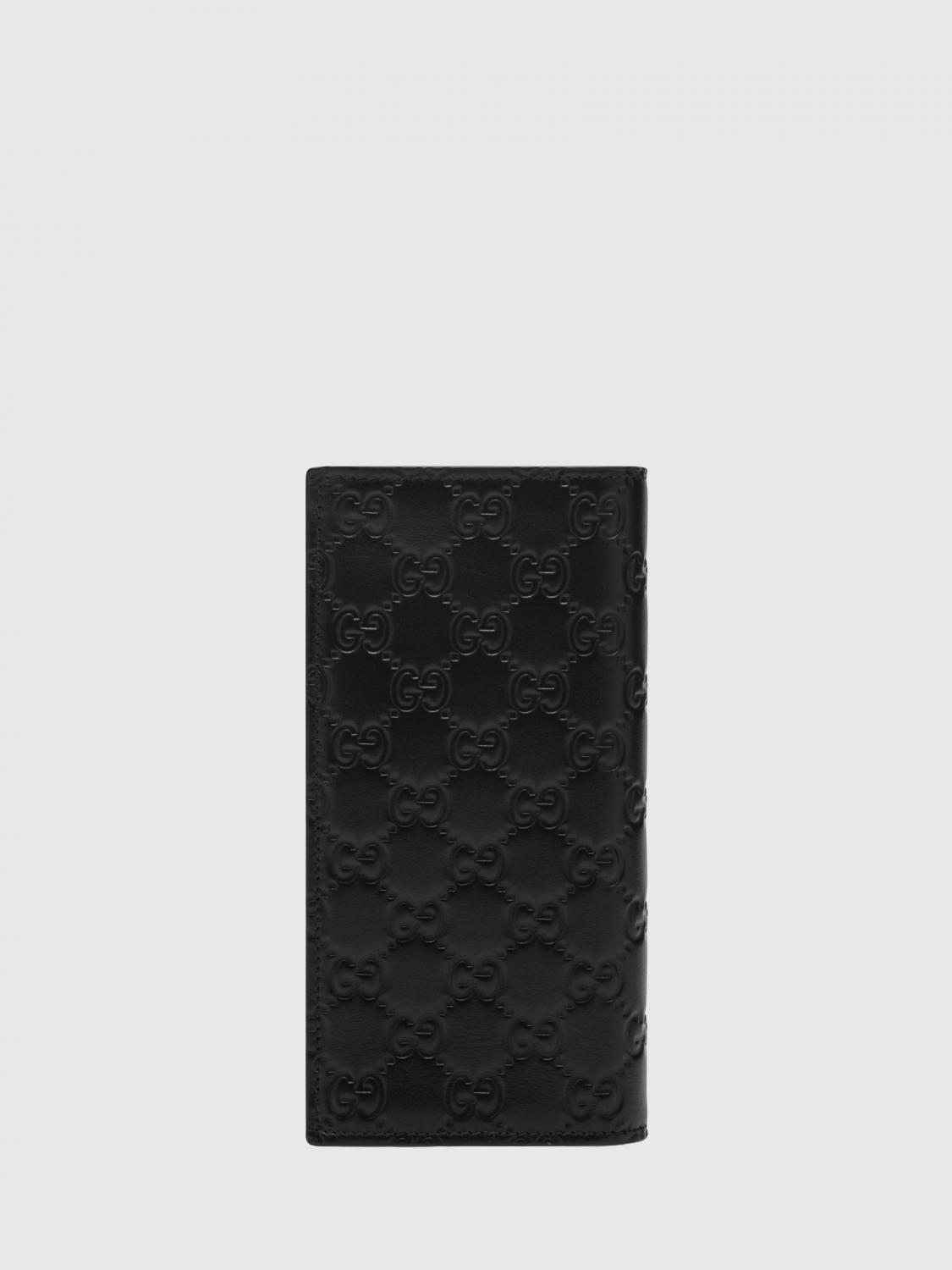Gucci Men Gg Emblem Wallet Gucci In Embossed Leather GUCCI