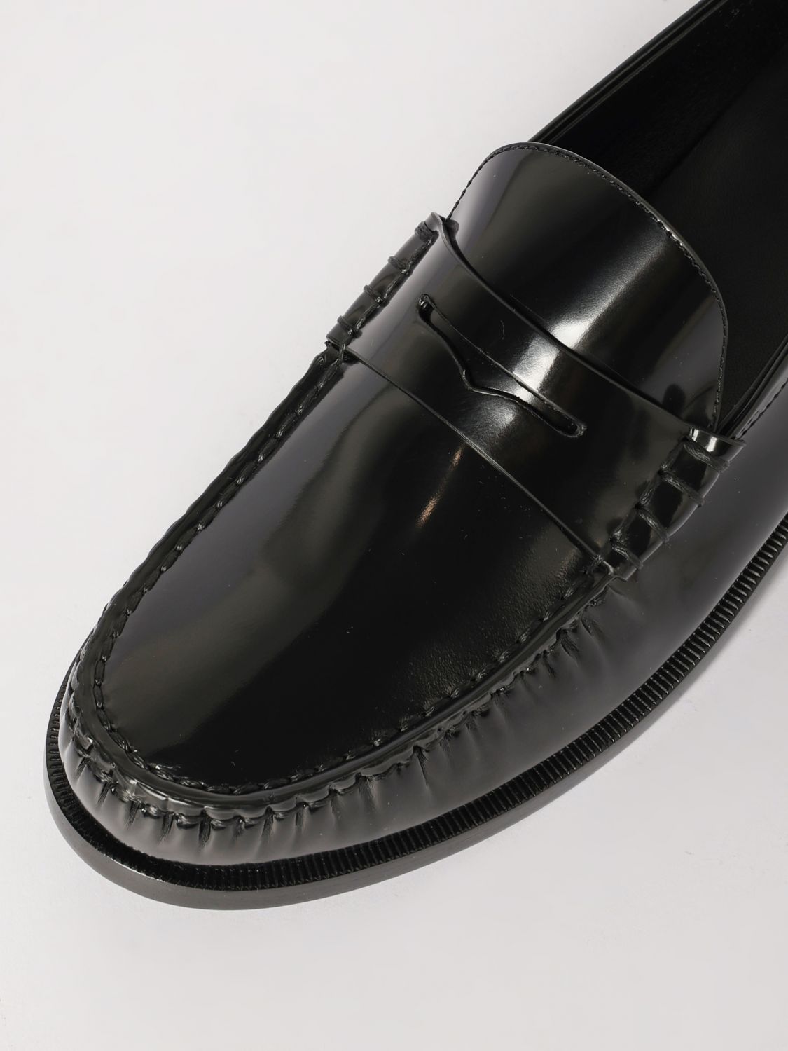 Saint Laurent Loafers Men Black SAINT LAURENT