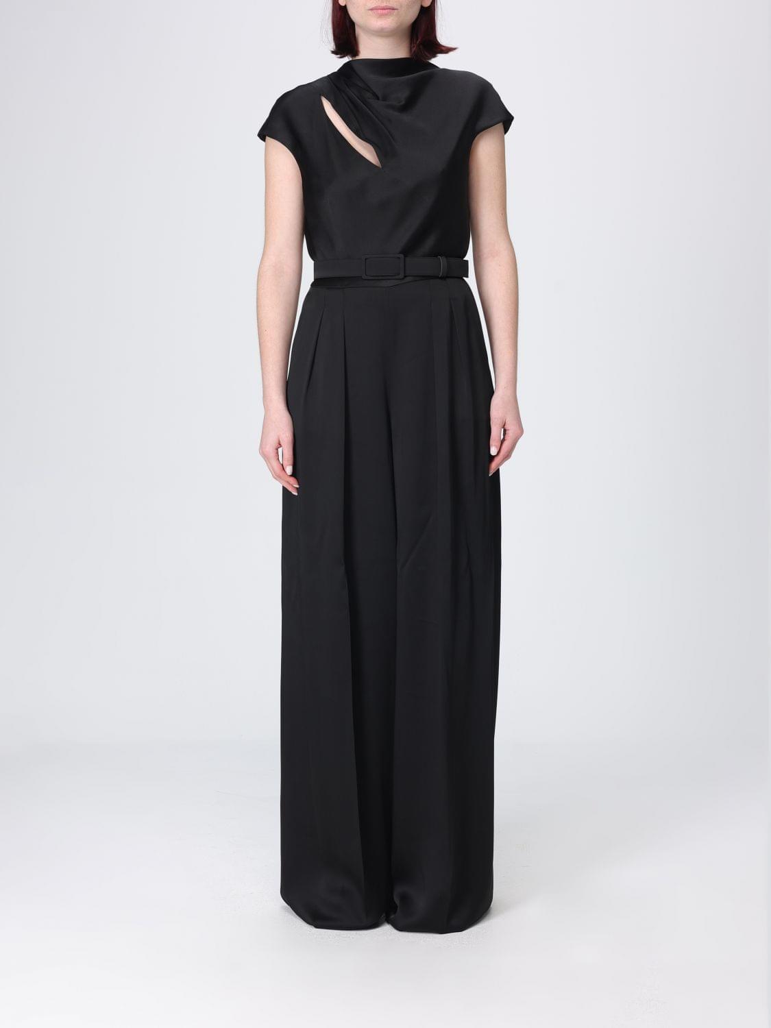 Max Mara Studio Women Viscose Jumpsuit With Belt Max Mara Studio MAX MARA STUDIO