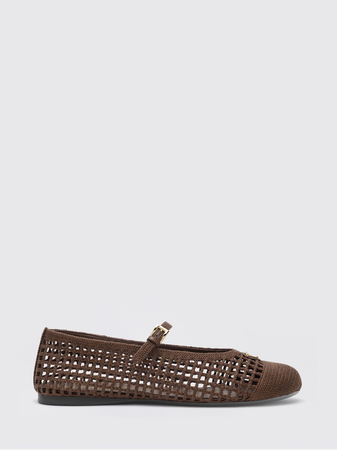 Prada Ballet Flat Woman Brown PRADA