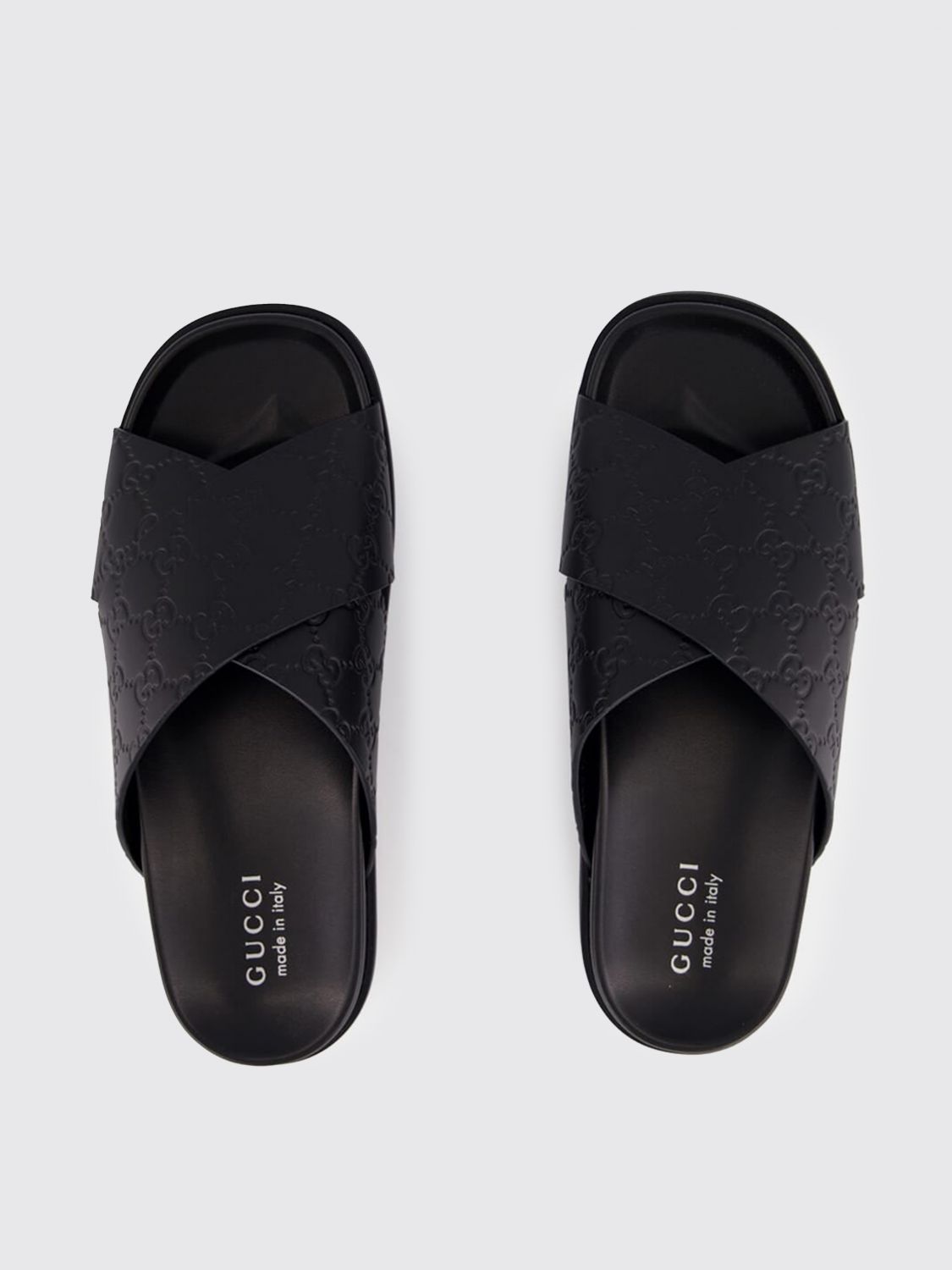 Gucci Sandals Men Black GUCCI