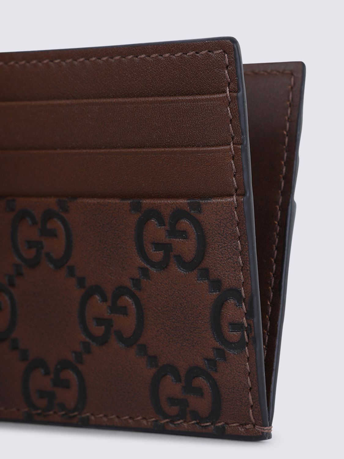 Gucci Wallet Men Brown GUCCI