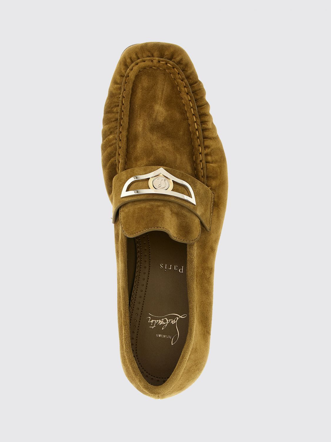 Christian Louboutin Loafers Men Brown CHRISTIAN LOUBOUTIN