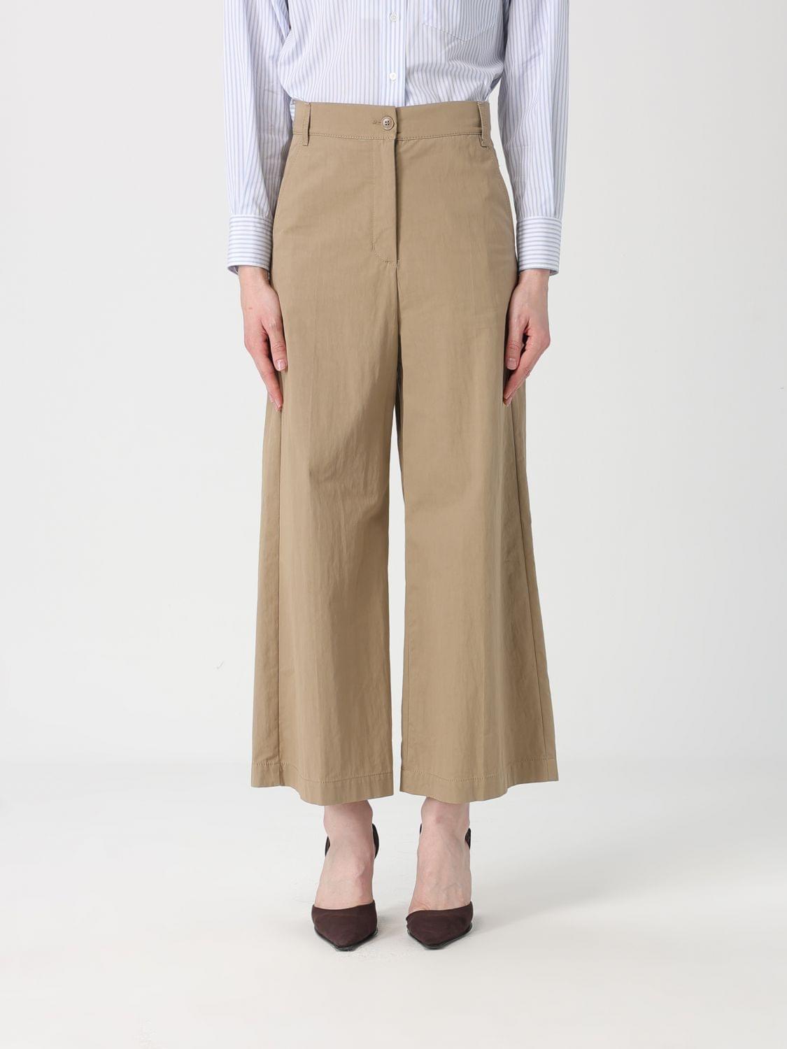 Weekend Max Mara Pants Woman Brown WEEKEND MAX MARA