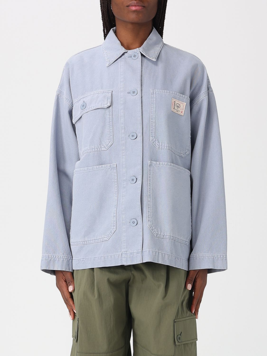 Weekend Max Mara Jacket Woman Blue WEEKEND MAX MARA