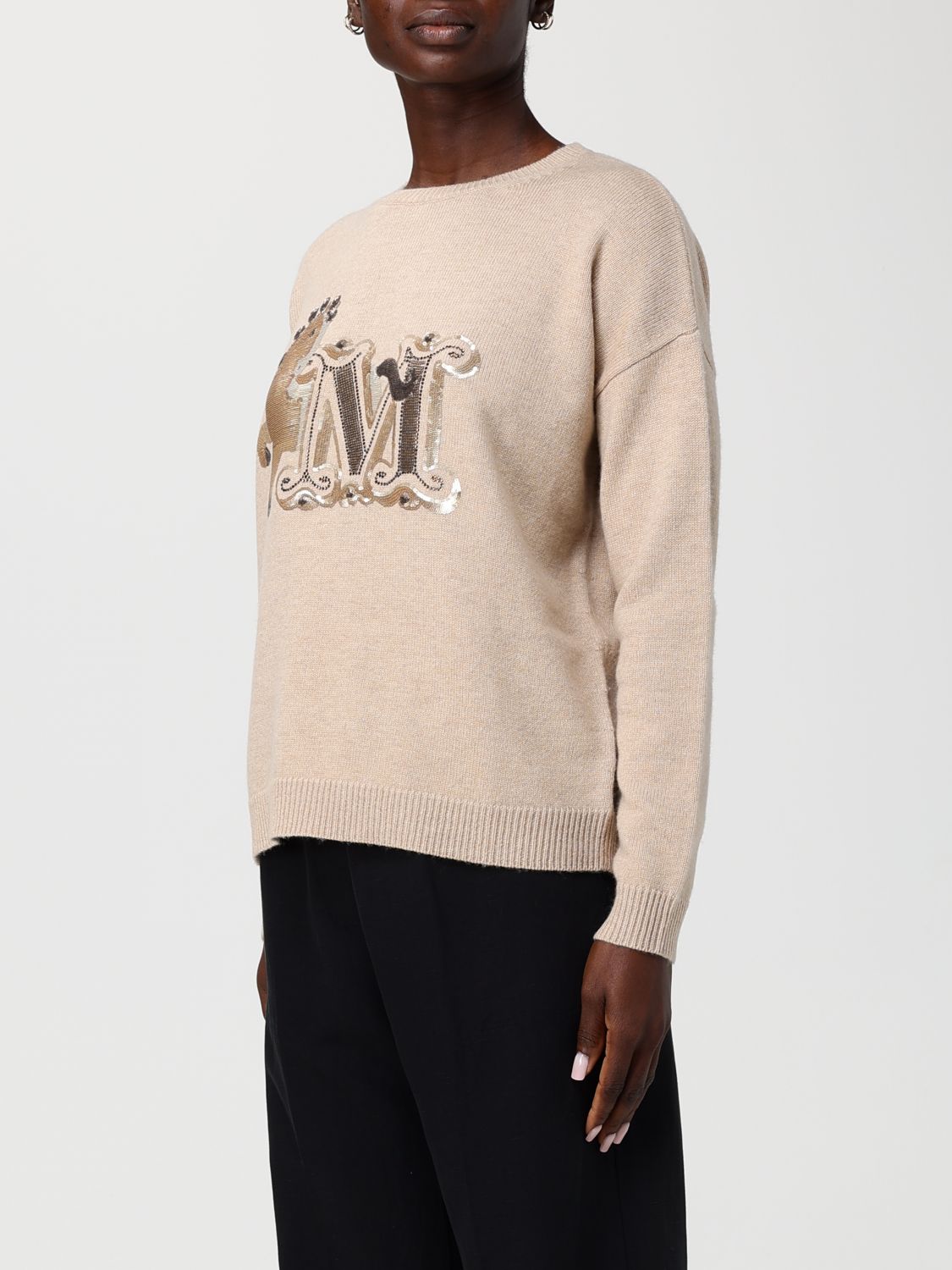 Max Mara Sweater Woman White MAX MARA