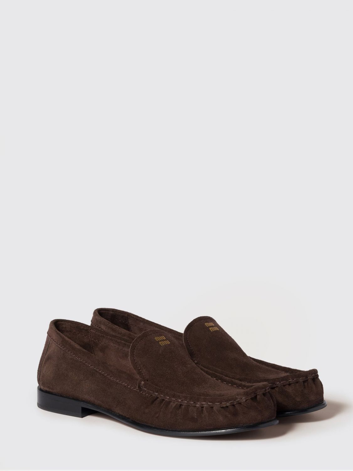 Miu Miu Loafer Woman Brown MIU MIU