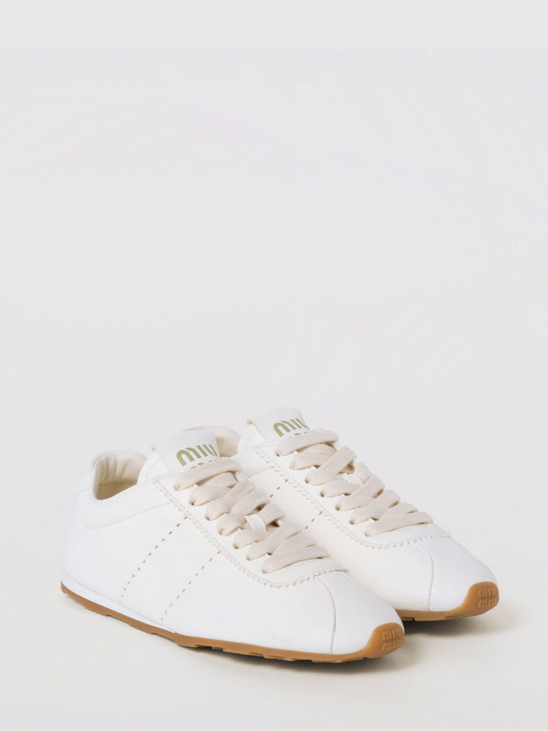 Miu Miu Sneakers Woman Ivory MIU MIU