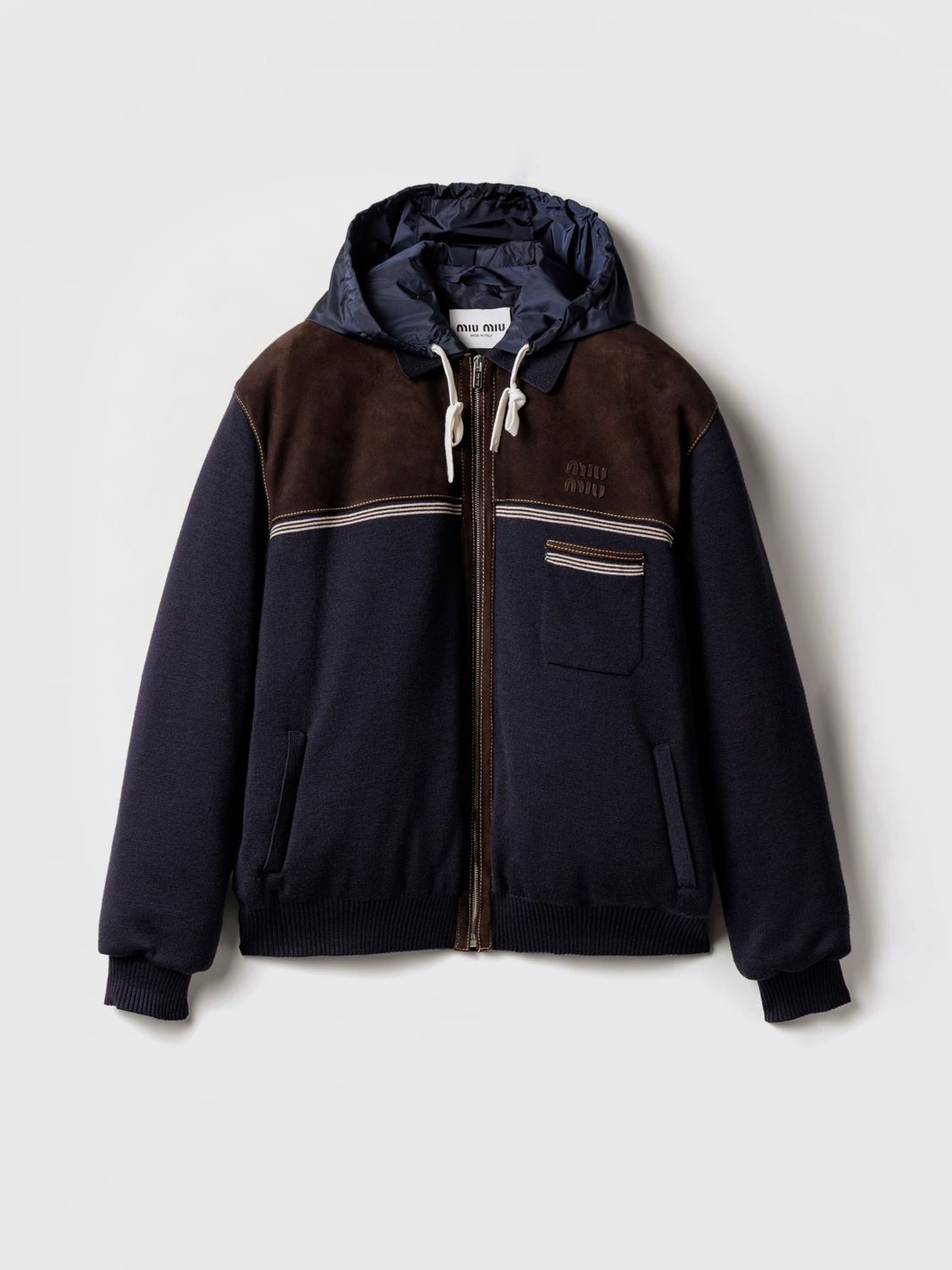 Miu Miu Jacket Woman Blue MIU MIU