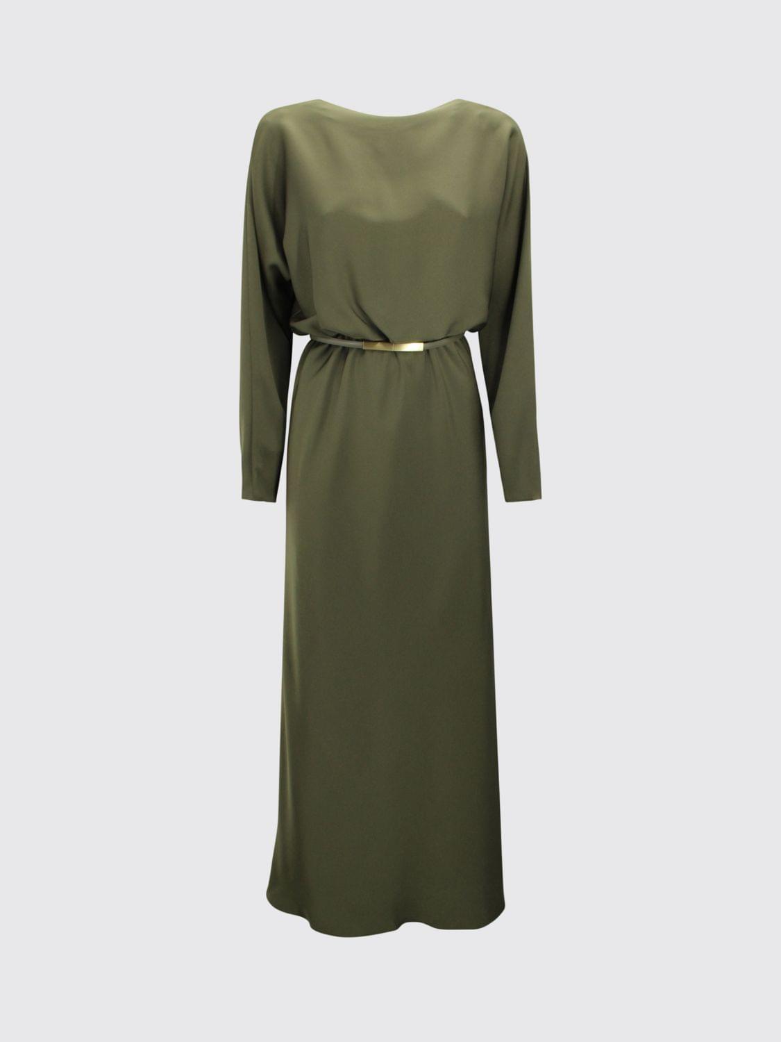 Max Mara Studio Women Long Dress With Belt Max Mara Studio MAX MARA STUDIO