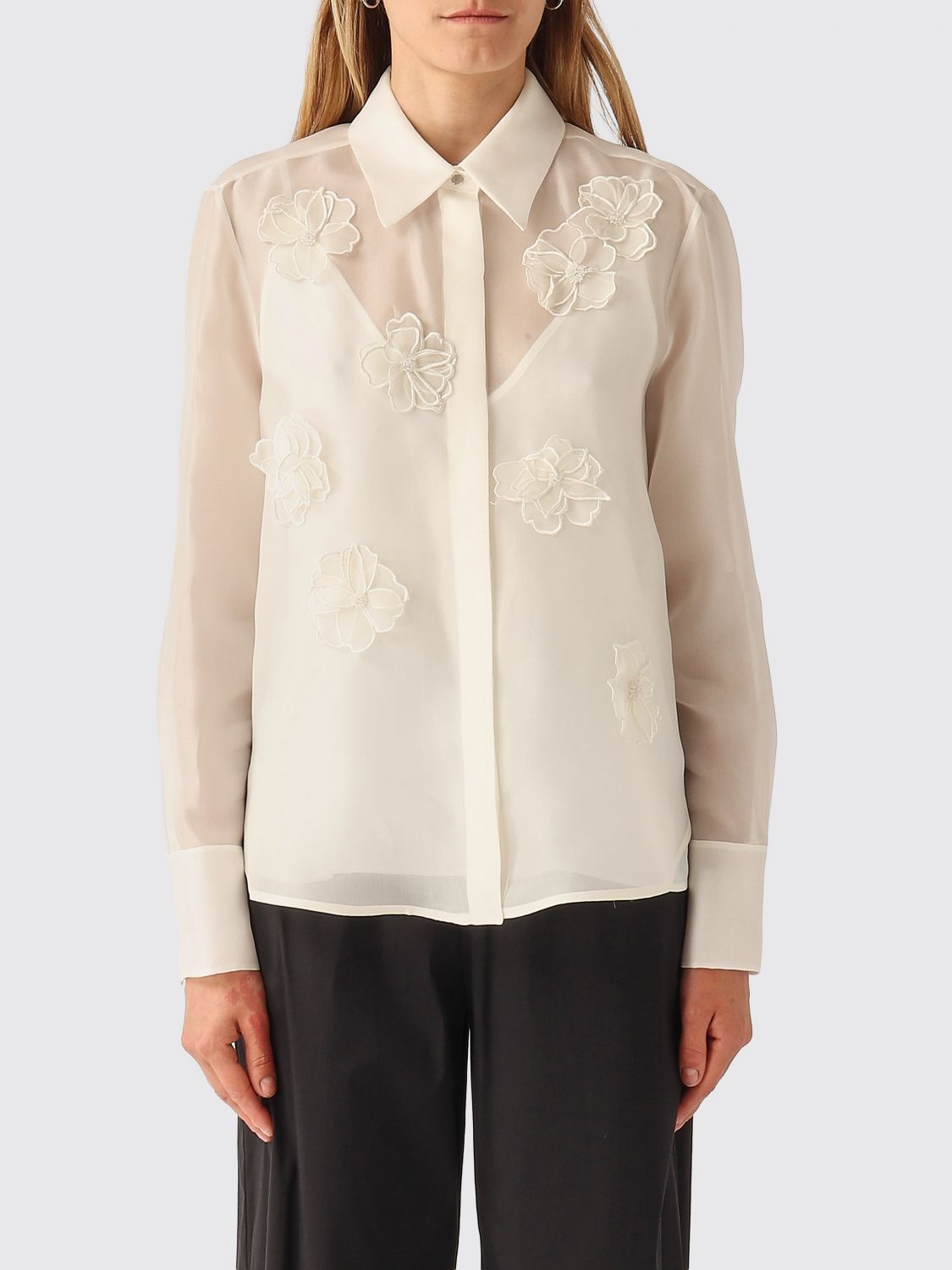 Max Mara Studio Shirt Woman Ivory MAX MARA STUDIO