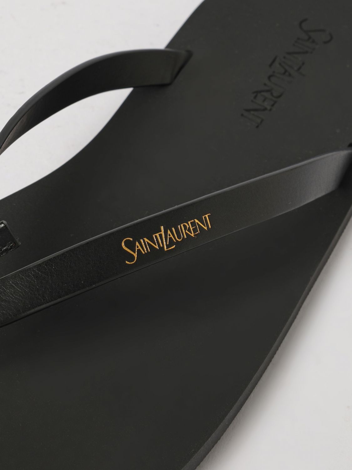 Saint Laurent Sandals Men Black SAINT LAURENT