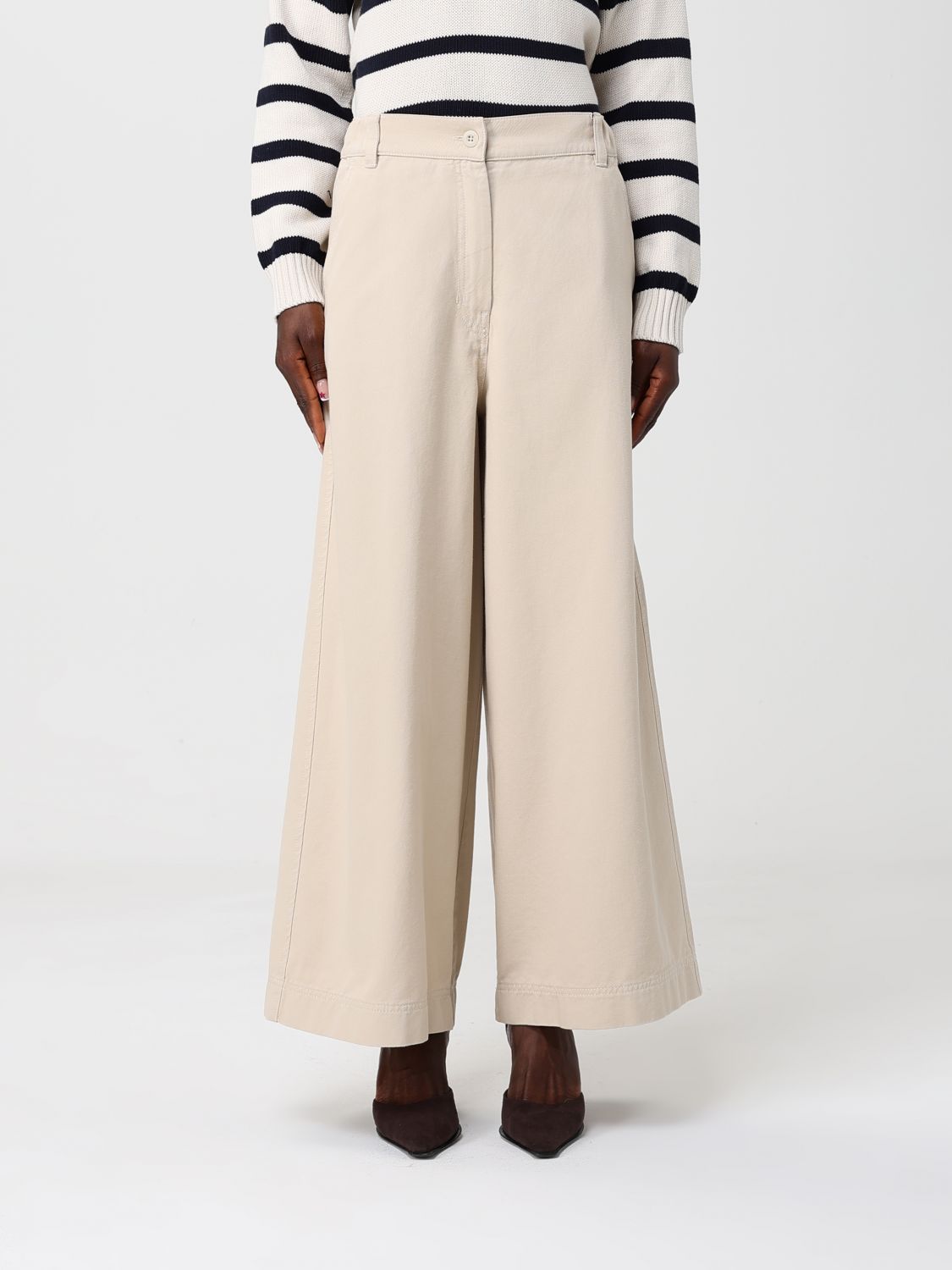 Weekend Max Mara Pants Woman Beige WEEKEND MAX MARA