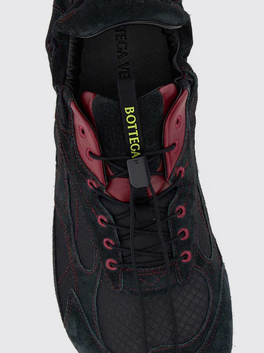 Bottega Veneta Men Bottega Veneta Orbit Flash Suede And Nylon Sneakers BOTTEGA VENETA