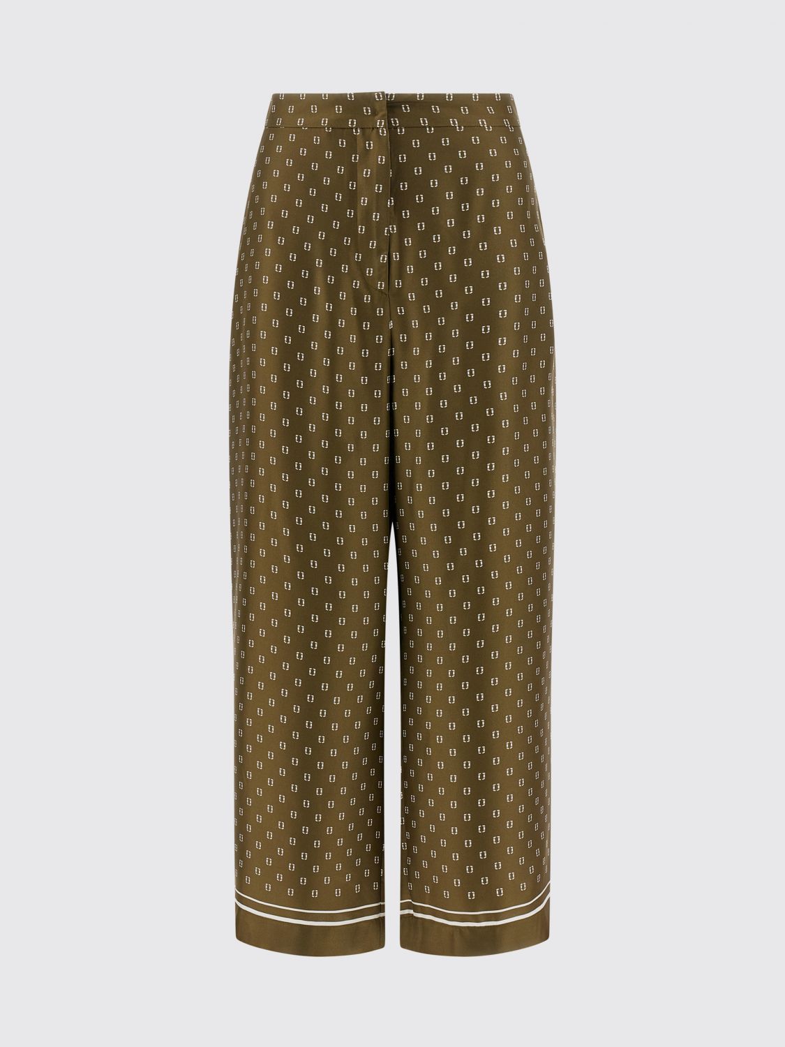 Max Mara Studio Pants Woman Kaki MAX MARA STUDIO